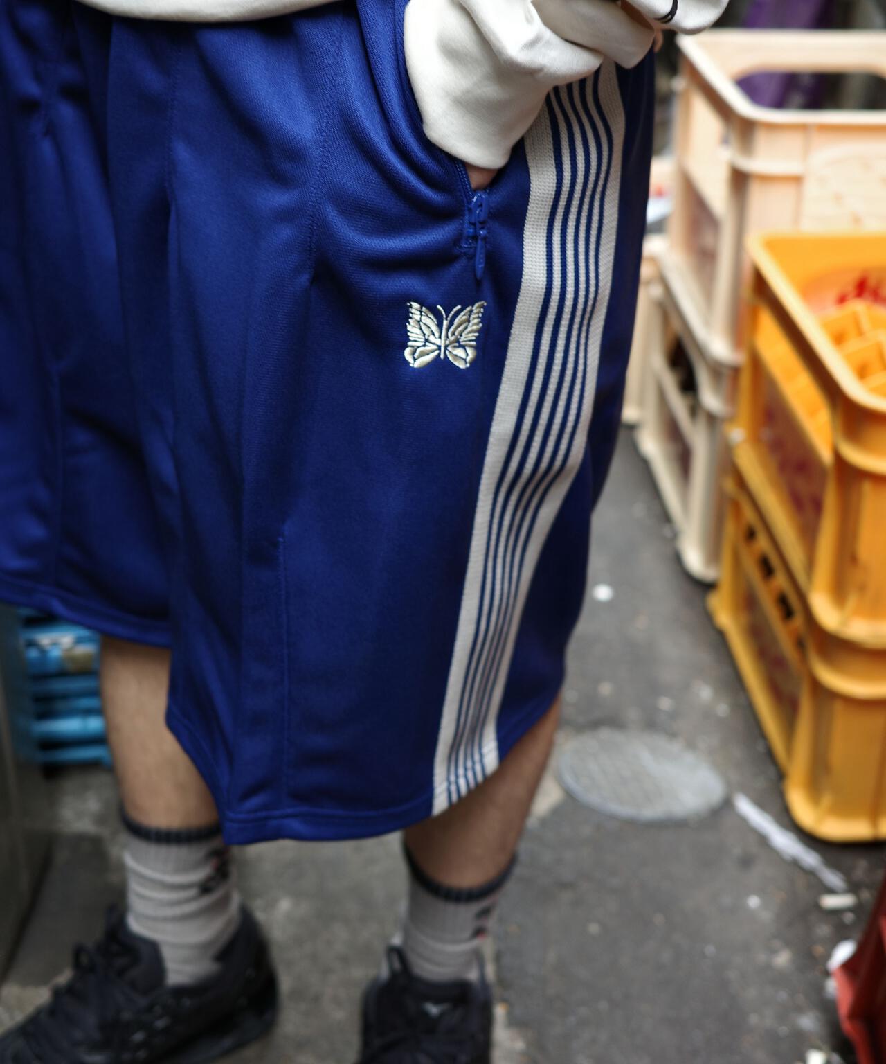 Needles/ニードルズ 別注H.D TRACK SHORTS - POLY SMOOTH