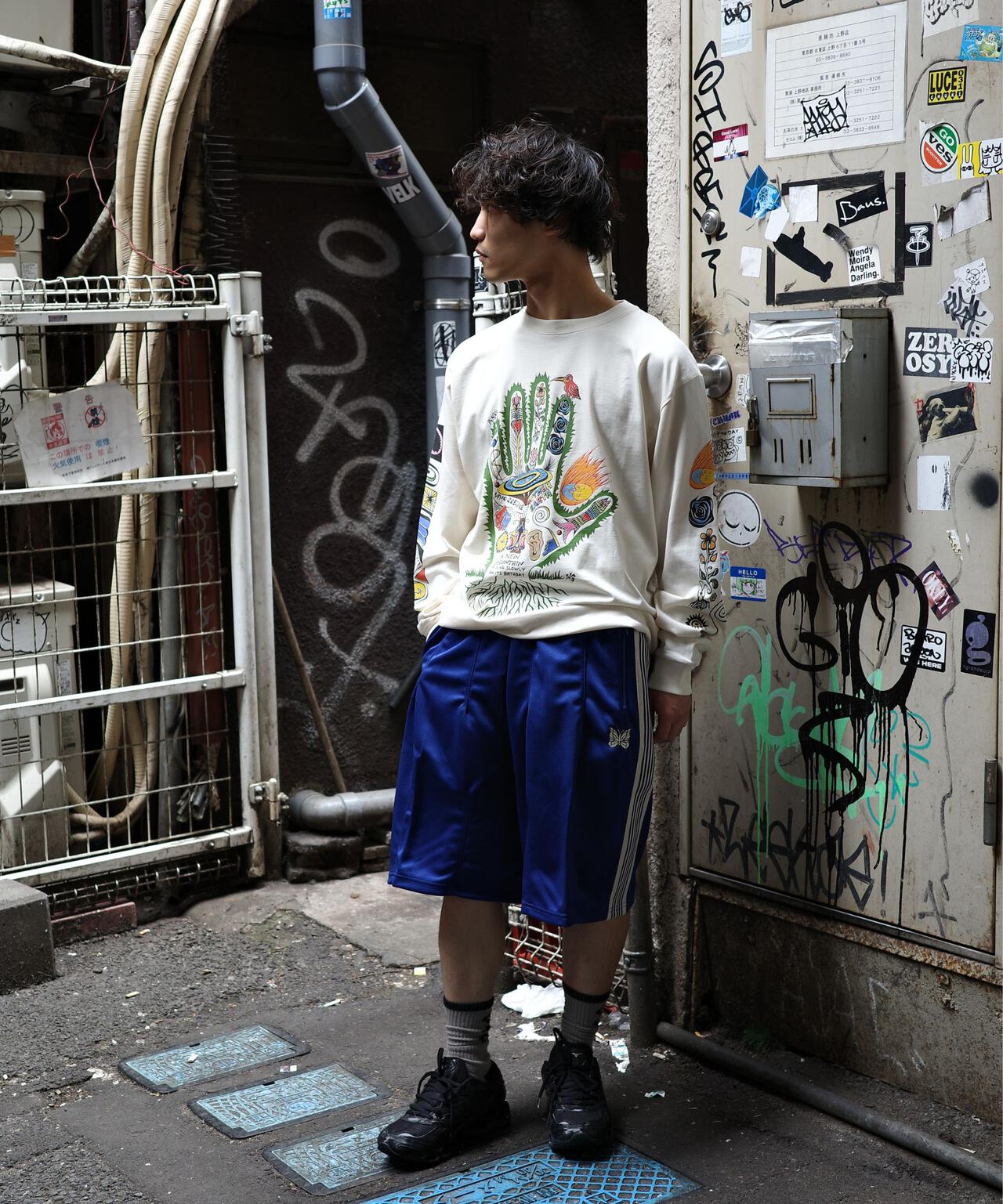 Needles/ニードルズ 別注H.D TRACK SHORTS - POLY SMOOTH