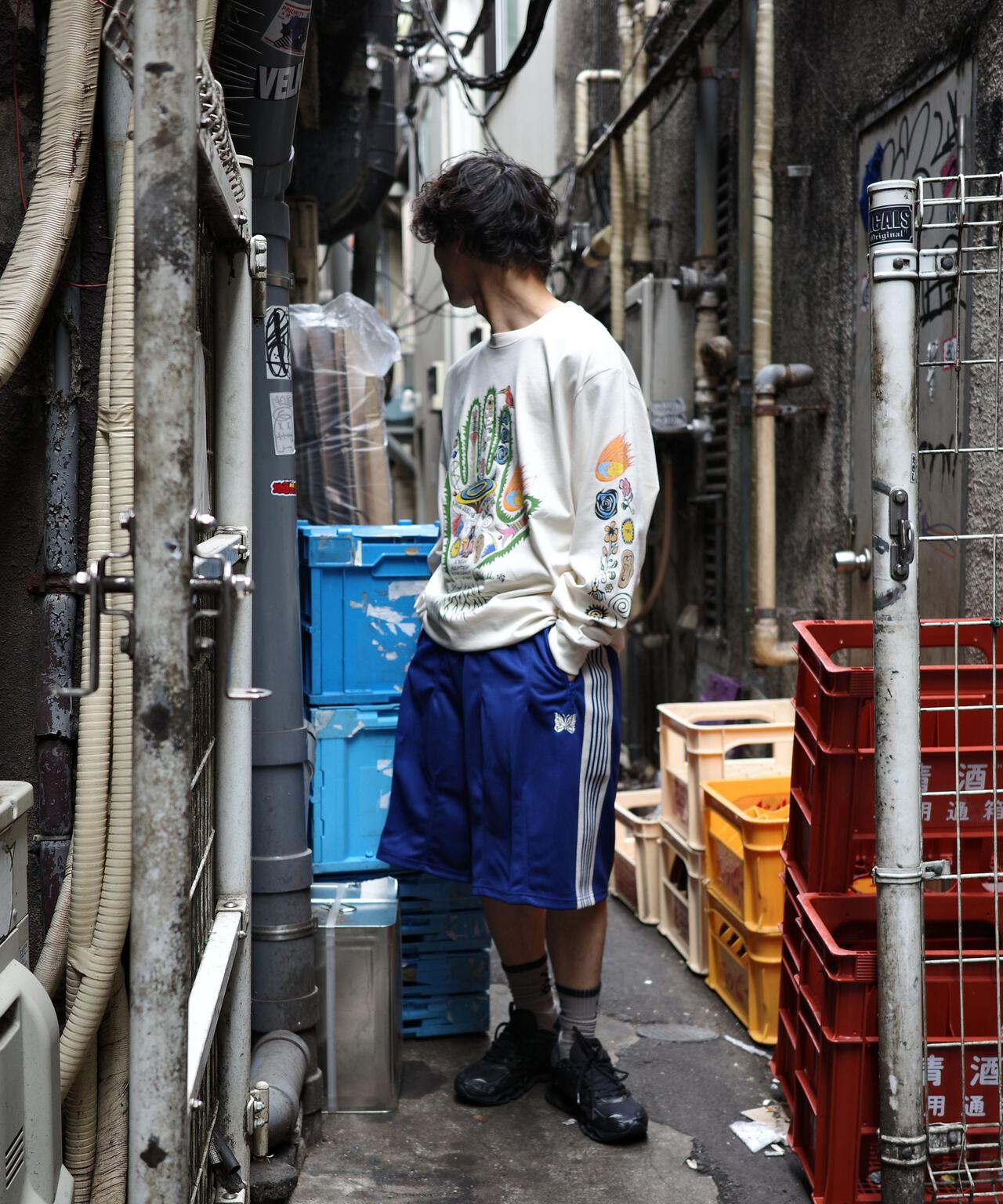 Needles/ニードルズ 別注H.D TRACK SHORTS - POLY SMOOTH
