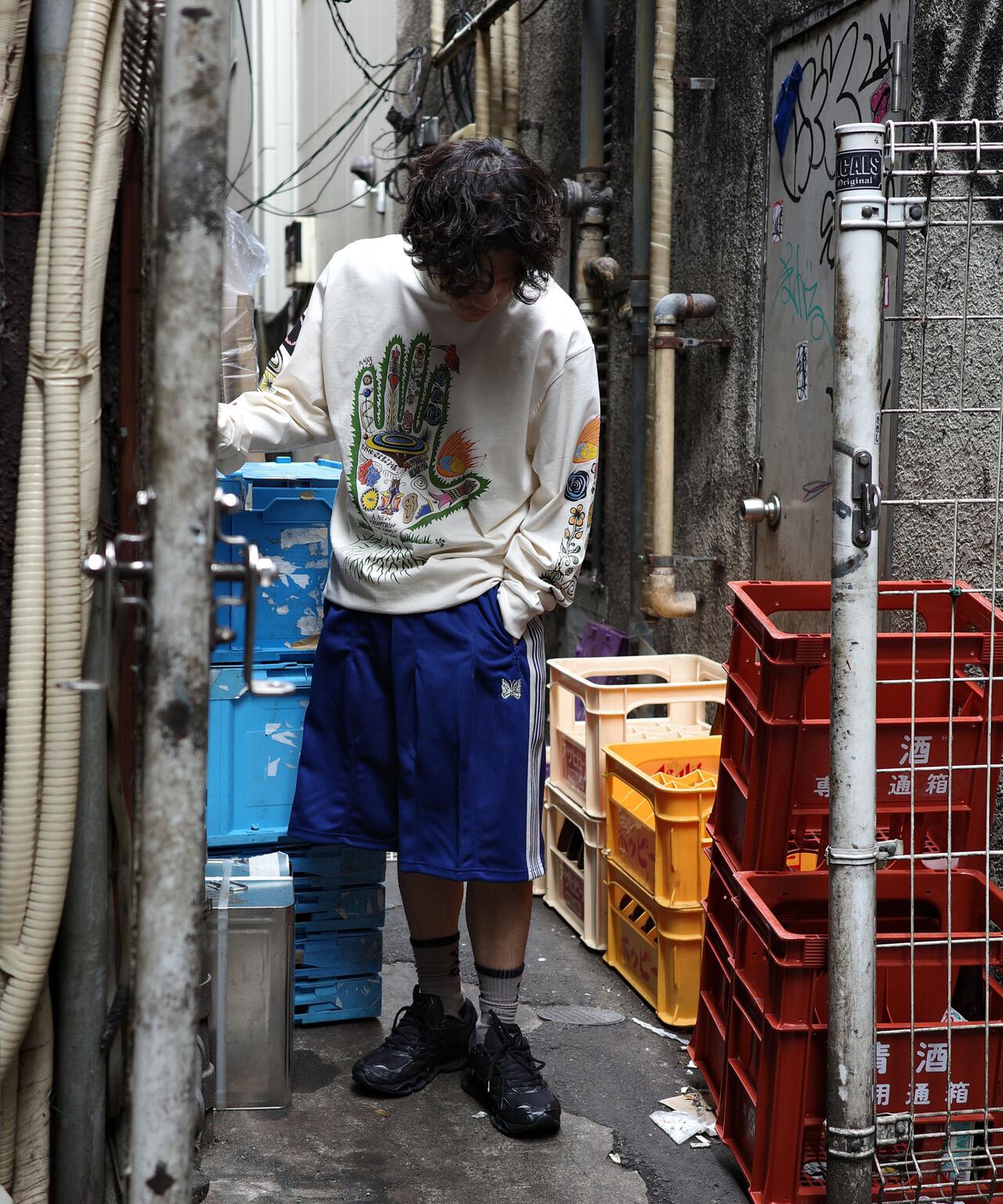 Needles/ニードルズ 別注H.D TRACK SHORTS - POLY SMOOTH