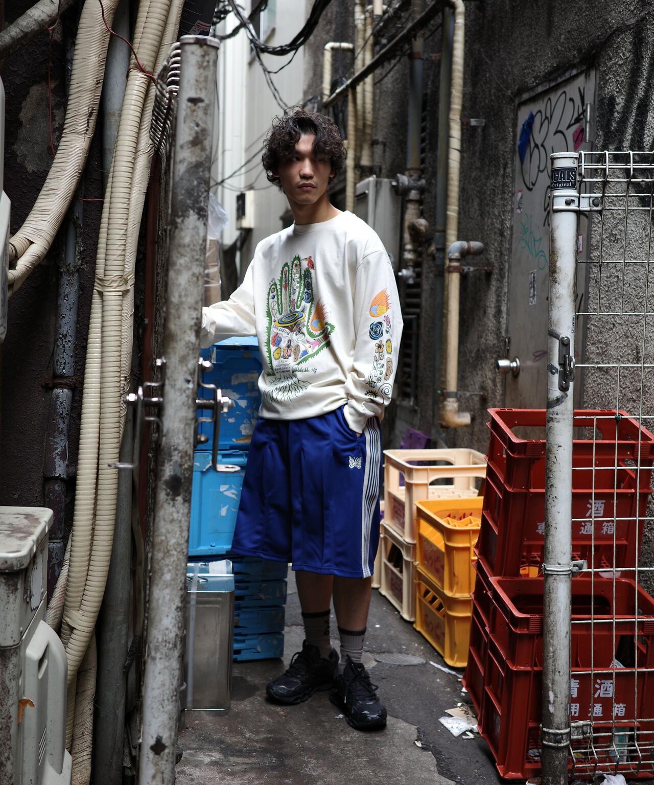 Needles/ニードルズ 別注H.D TRACK SHORTS - POLY SMOOTH