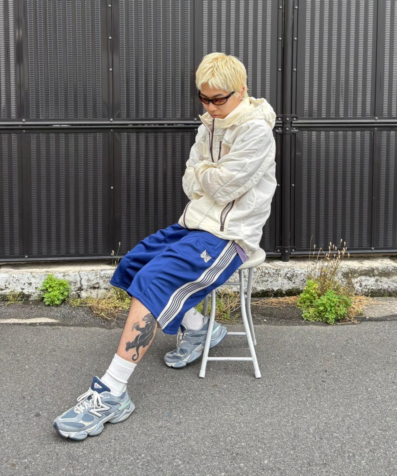 Needles/ニードルズ 別注H.D TRACK SHORTS - POLY SMOOTH