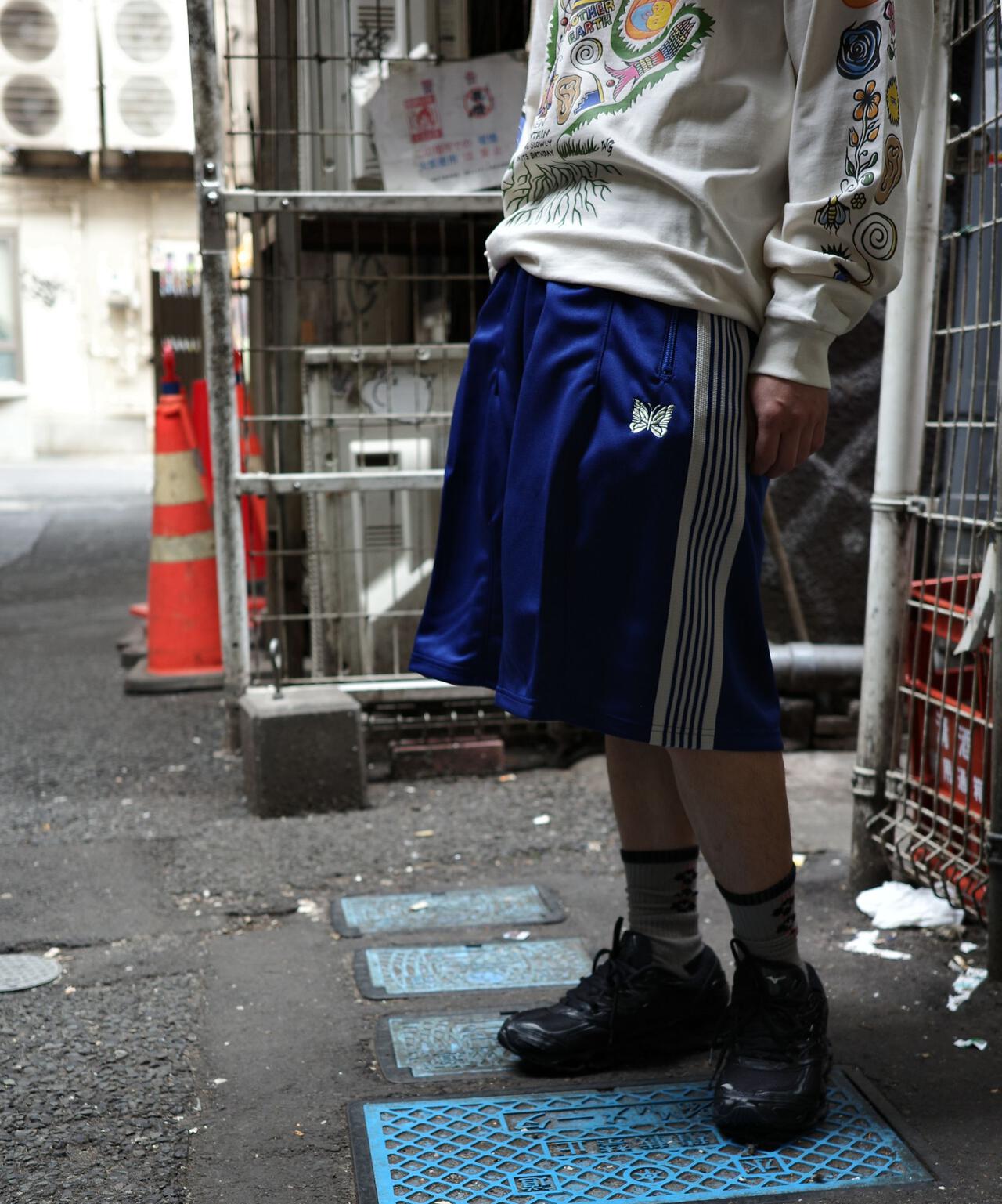 Needles/ニードルズ 別注H.D TRACK SHORTS - POLY SMOOTH