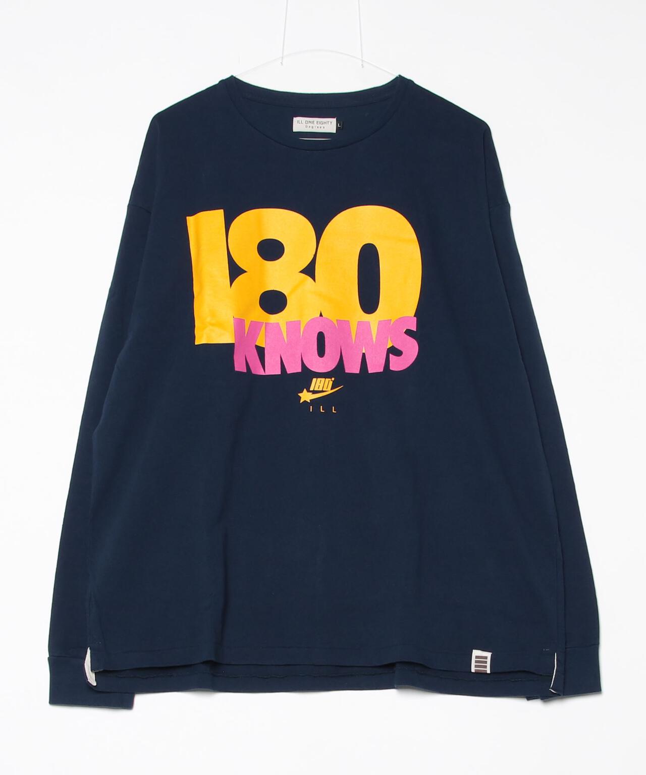 ILL ONE EIGHTY/イルワンエイティ 180 know L/S TEE