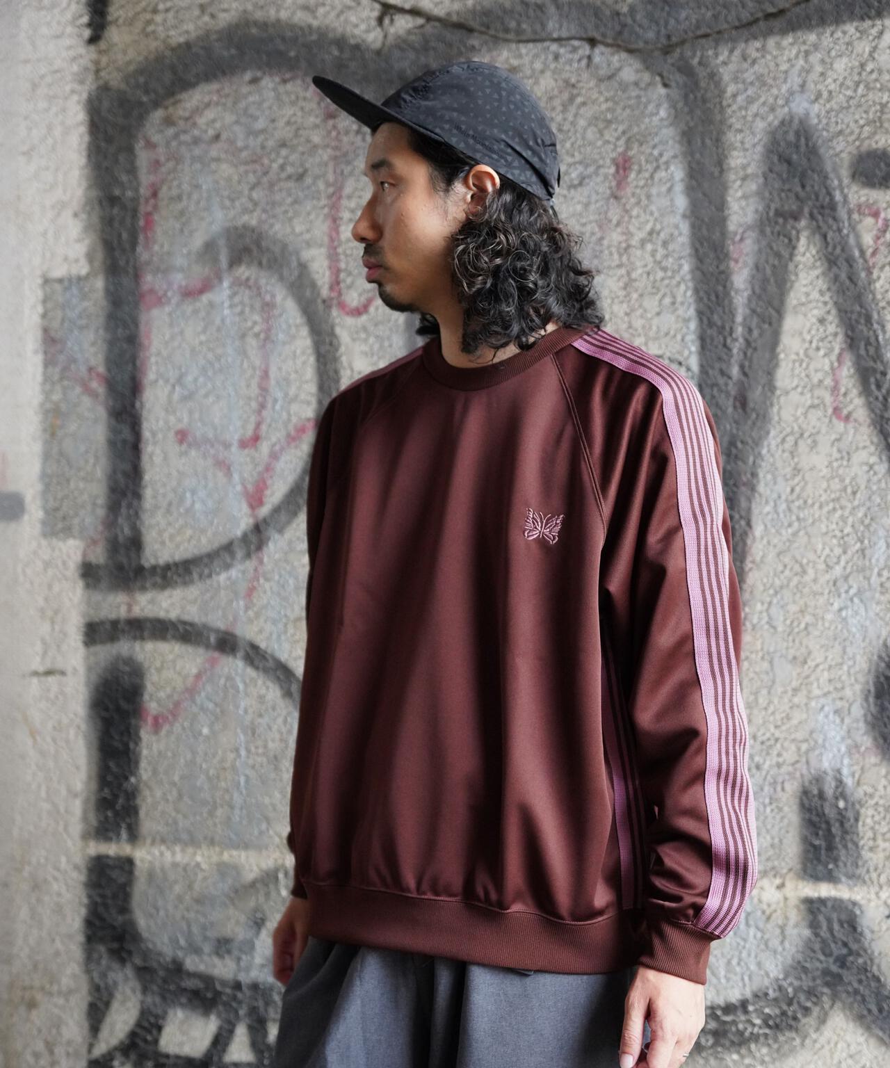 Needles/ニードルズ Track Crew Neck Shirt - Poly Smooth