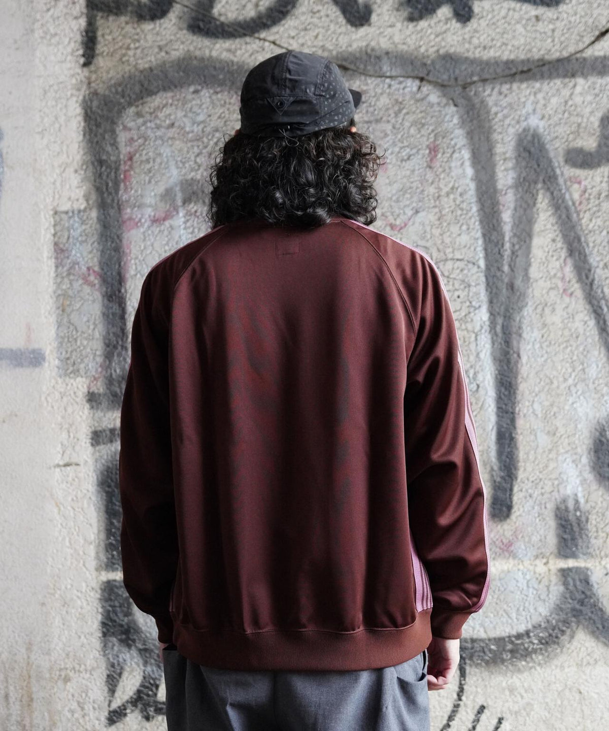 Needles/ニードルズ Track Crew Neck Shirt - Poly Smooth