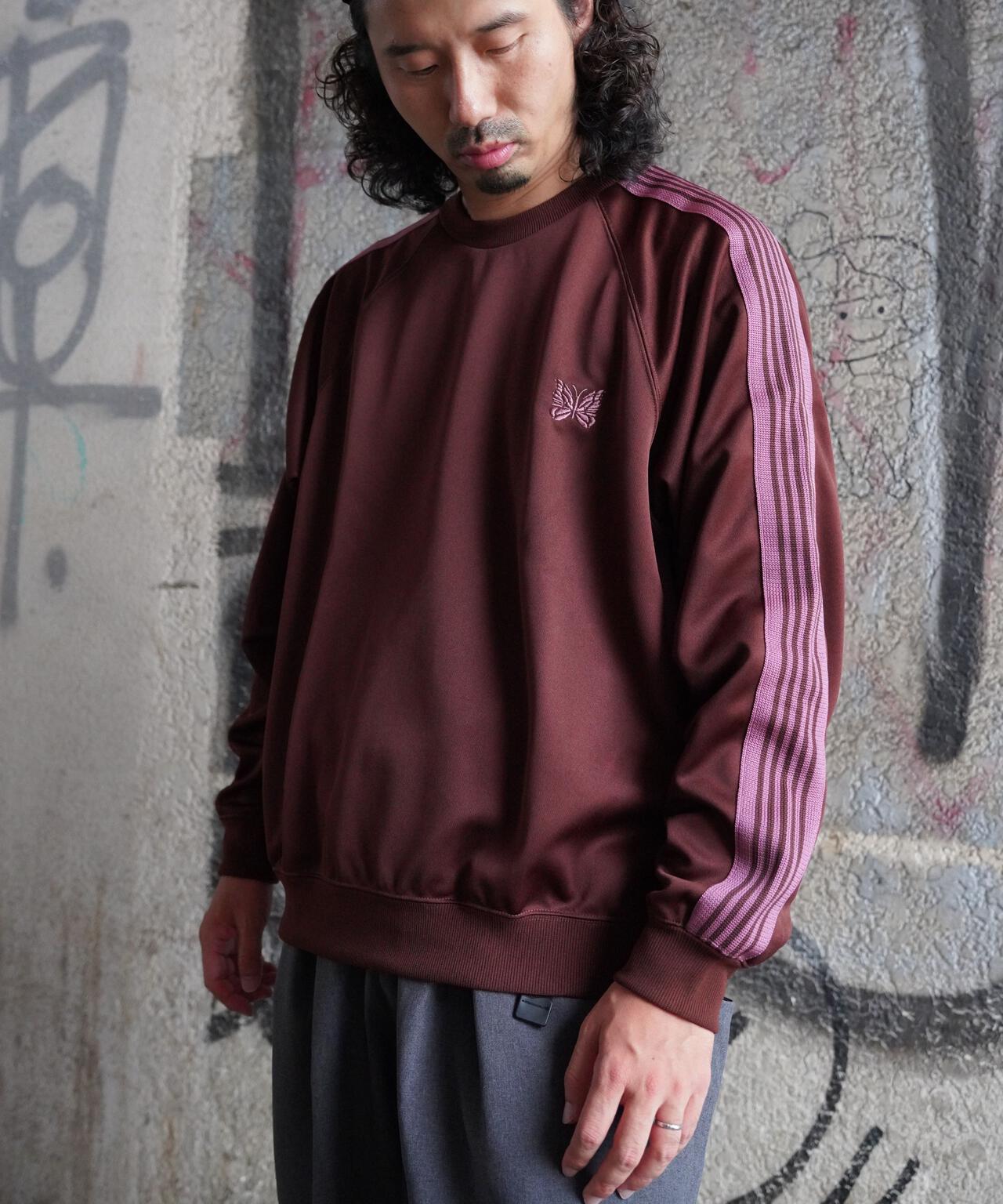 Needles/ニードルズ Track Crew Neck Shirt - Poly Smooth