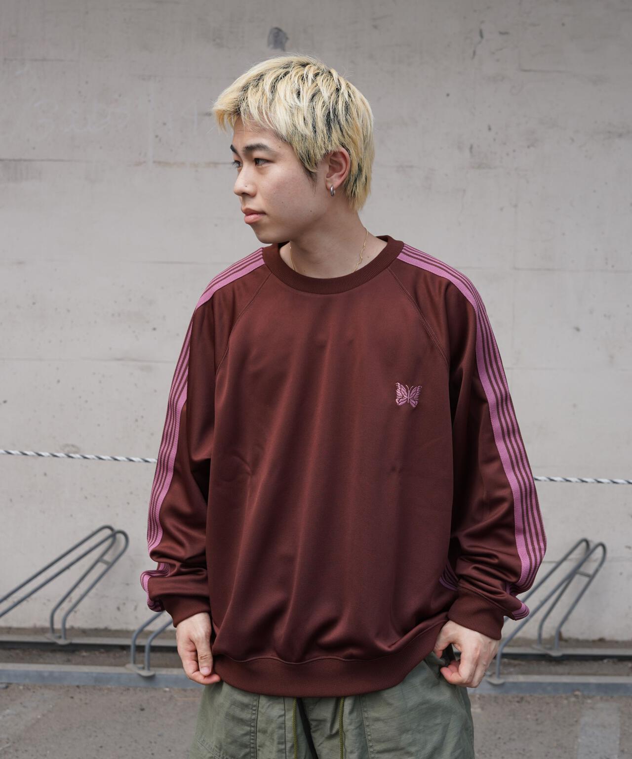Needles/ニードルズ Track Crew Neck Shirt - Poly Smooth