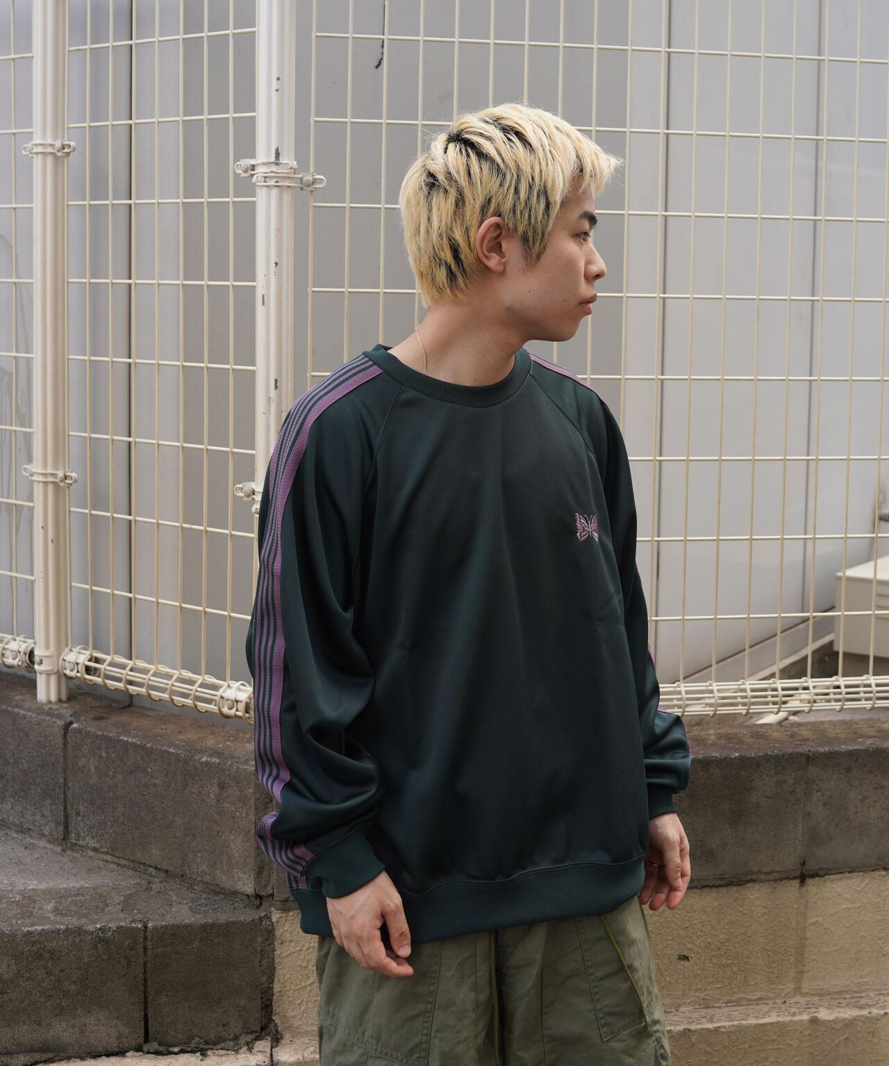 Needles/ニードルズ Track Crew Neck Shirt - Poly Smooth