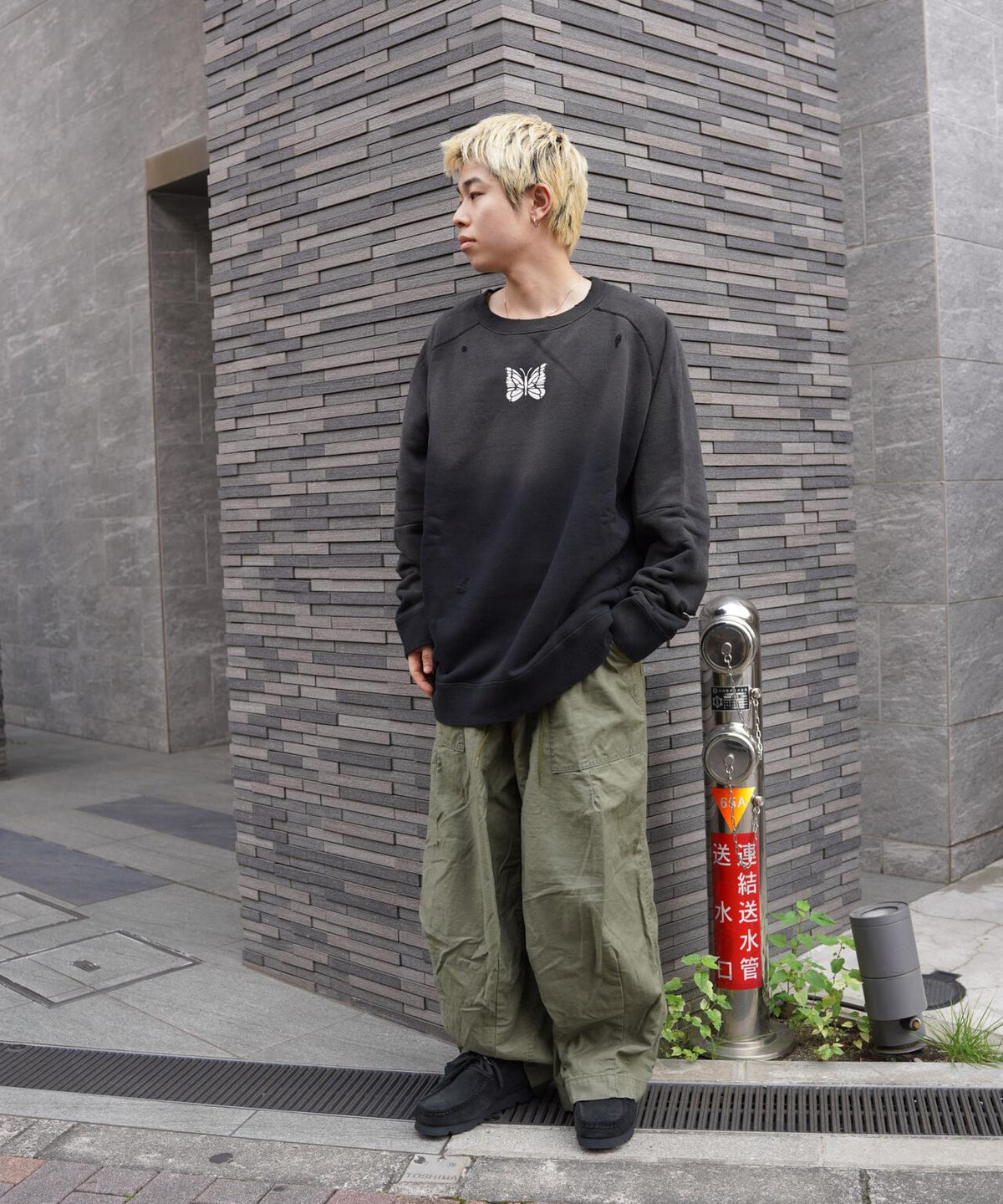 Needles/ニードルズ Deconstructed SweatShirt-FrenchTerry