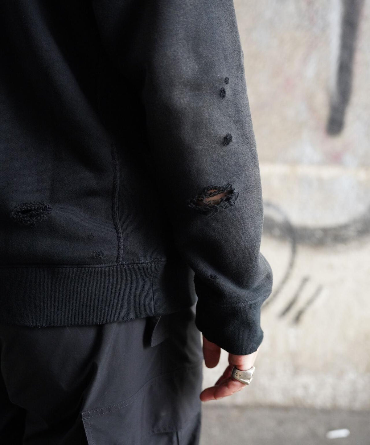 Needles/ニードルズ Deconstructed SweatShirt-FrenchTerry