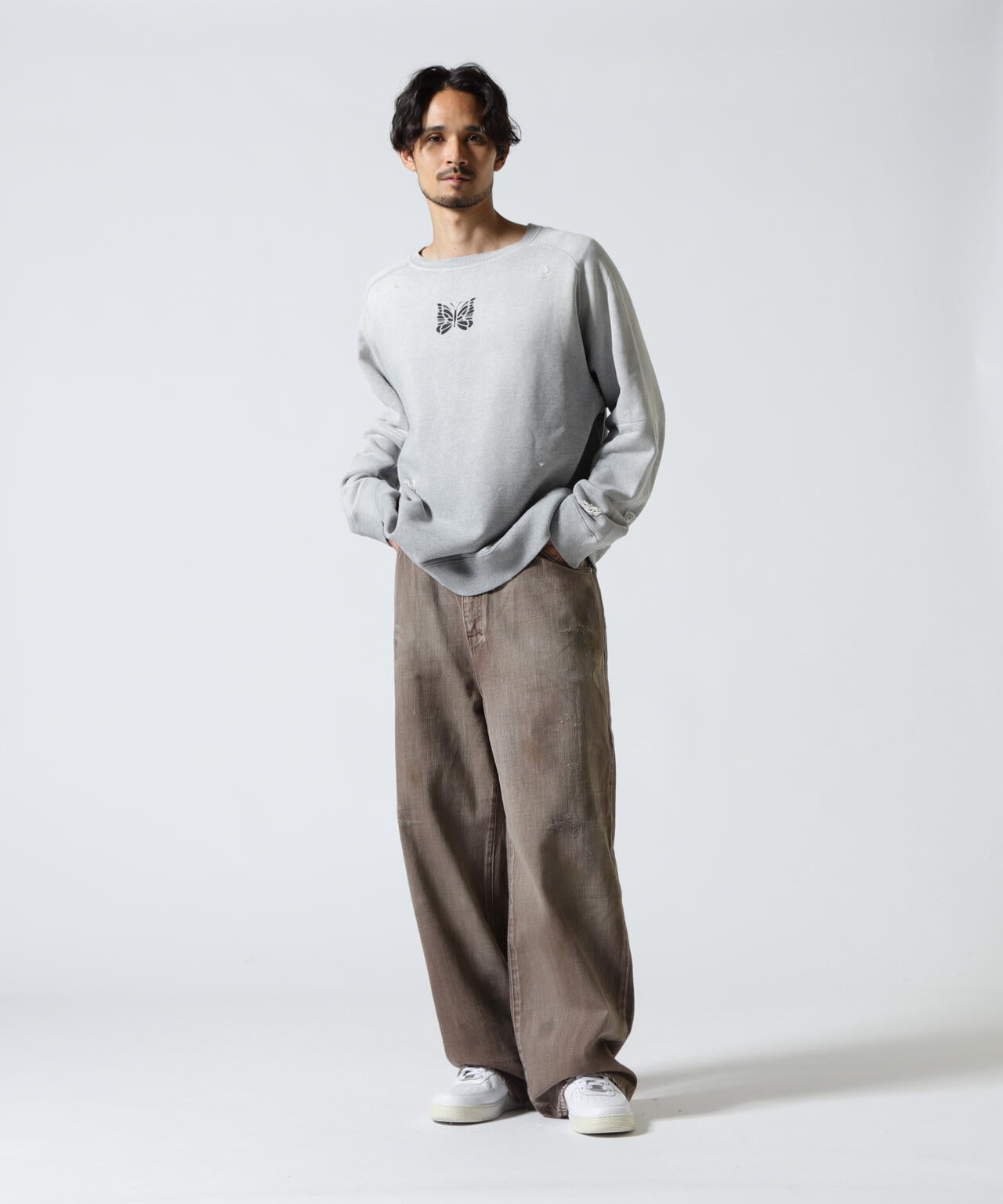 Needles/ニードルズ Deconstructed SweatShirt-FrenchTerry