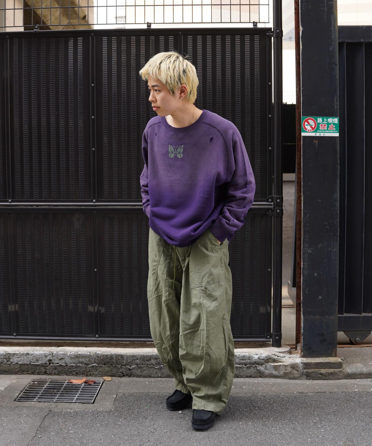 Needles/ニードルズ Deconstructed SweatShirt-FrenchTerry