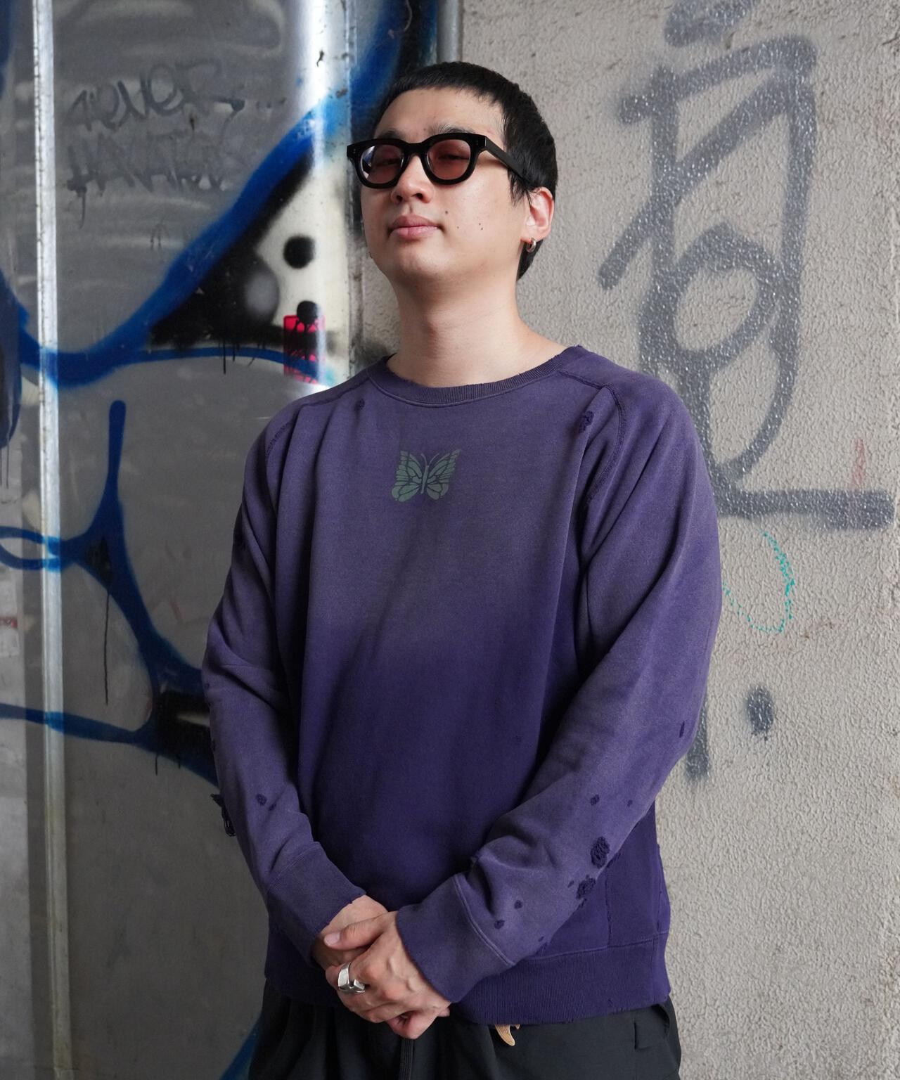 Needles/ニードルズ Deconstructed SweatShirt-FrenchTerry