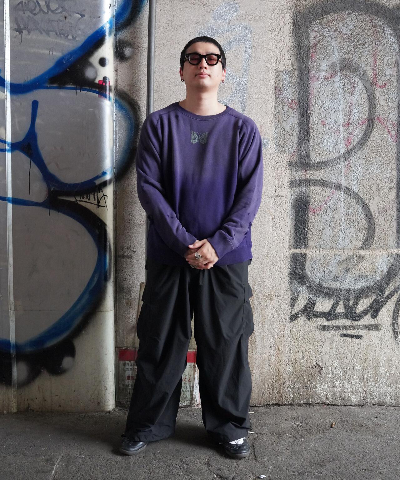 Needles/ニードルズ Deconstructed SweatShirt-FrenchTerry