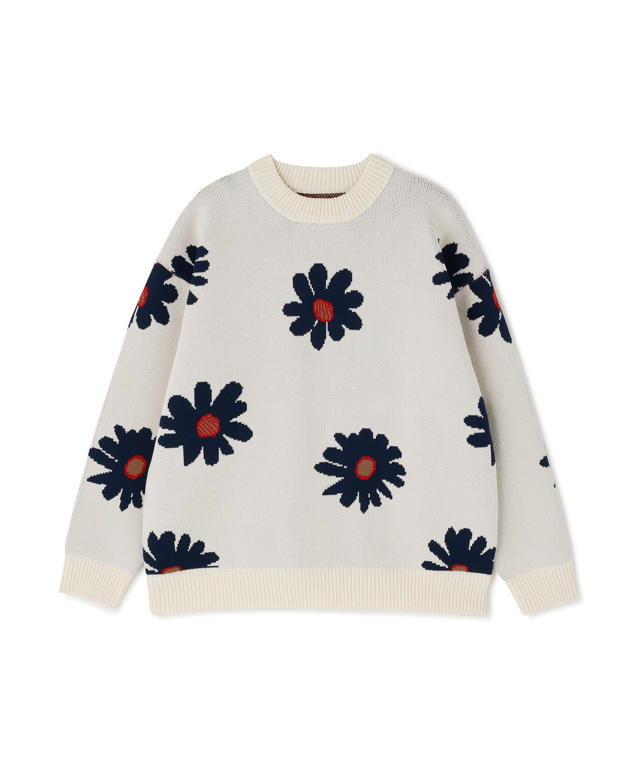 B omnivore/ビーオムニボー FLOWER KNIT TOP