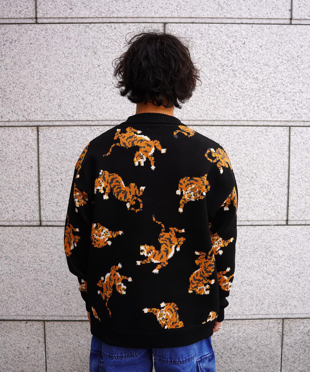 B omnivore/ビーオムニボー TIGER KNIT TOP
