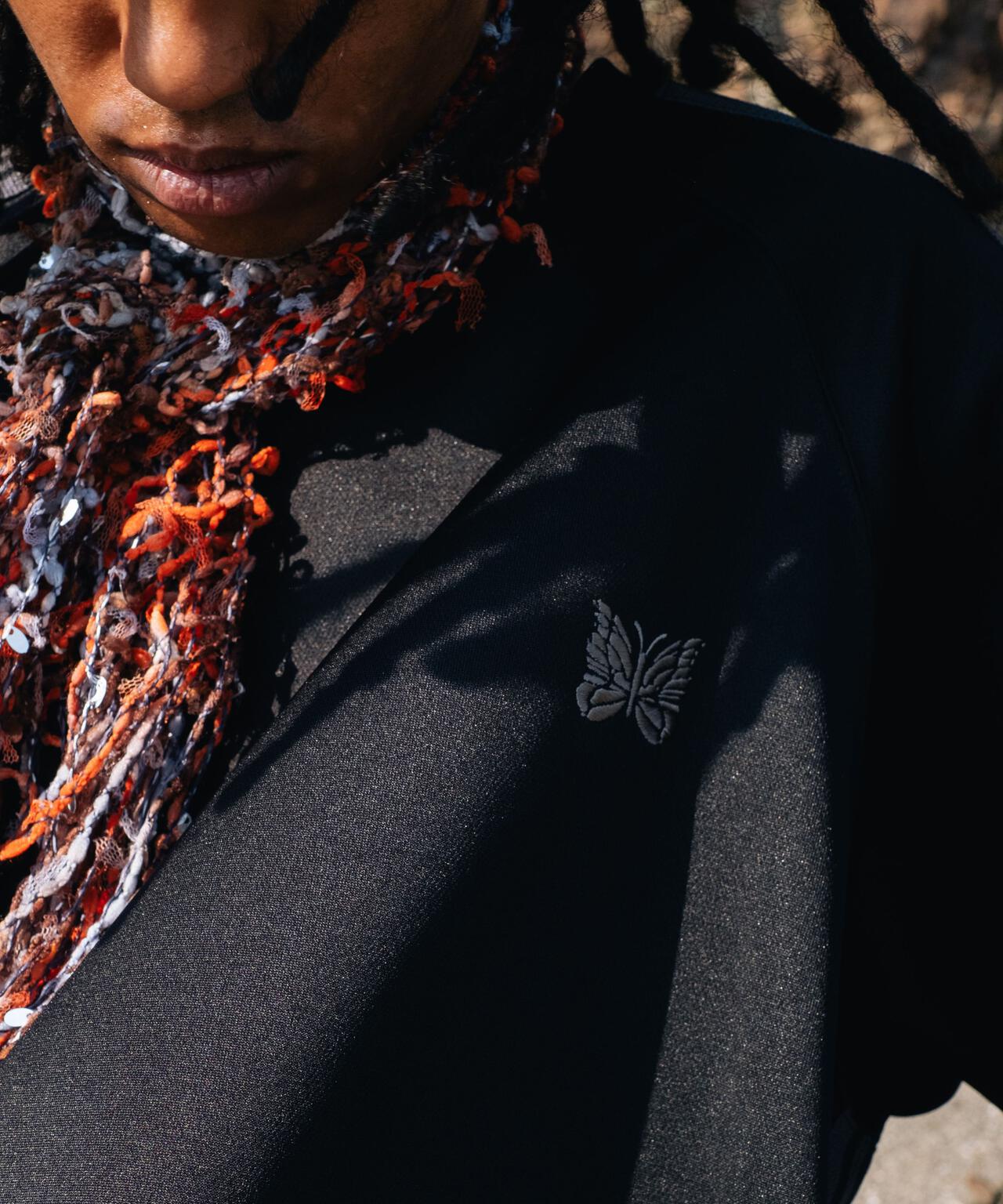 Needles/ニードルズ 別注Track S/S Crew Neck Shirt-Poly Smooth