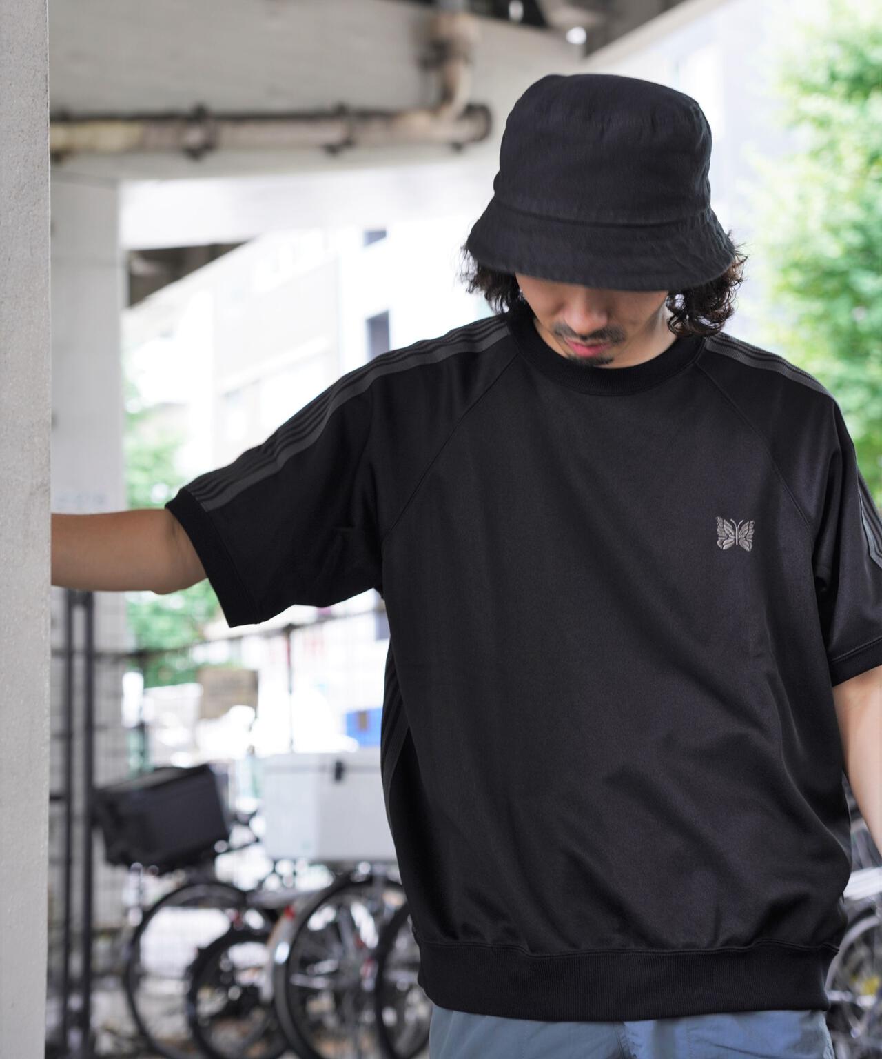 Needles/ニードルズ 別注Track S/S Crew Neck Shirt-Poly Smooth