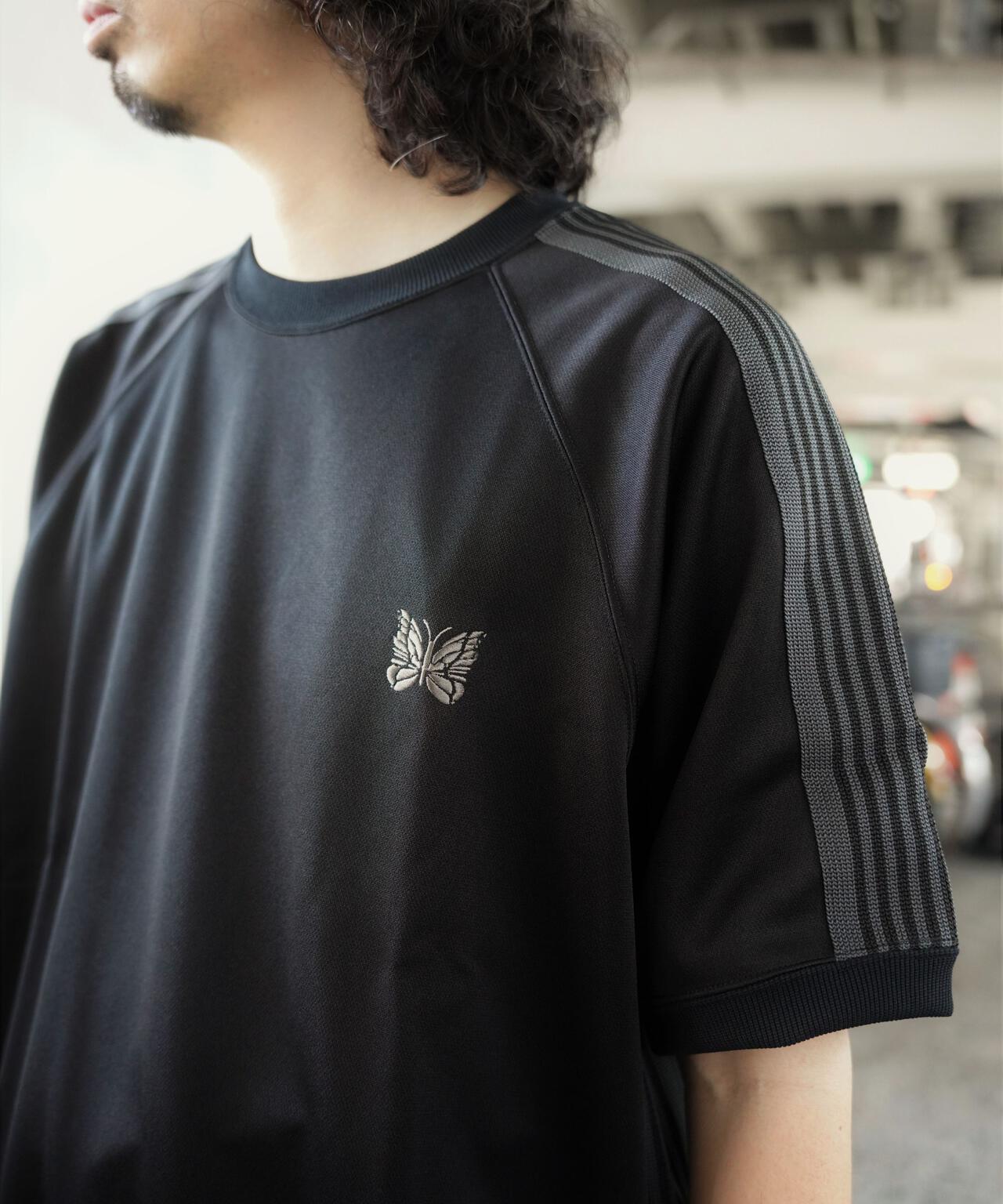 Needles/ニードルズ 別注Track S/S Crew Neck Shirt-Poly Smooth