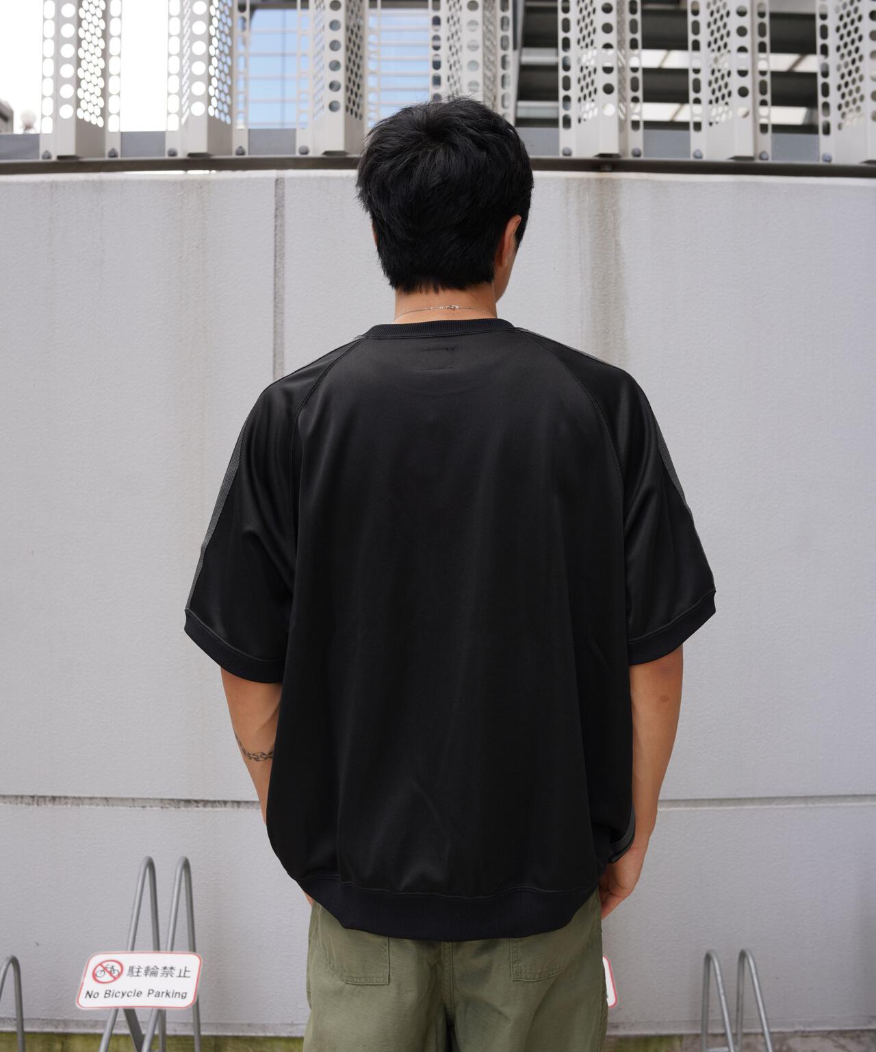 Needles/ニードルズ 別注Track S/S Crew Neck Shirt-Poly Smooth