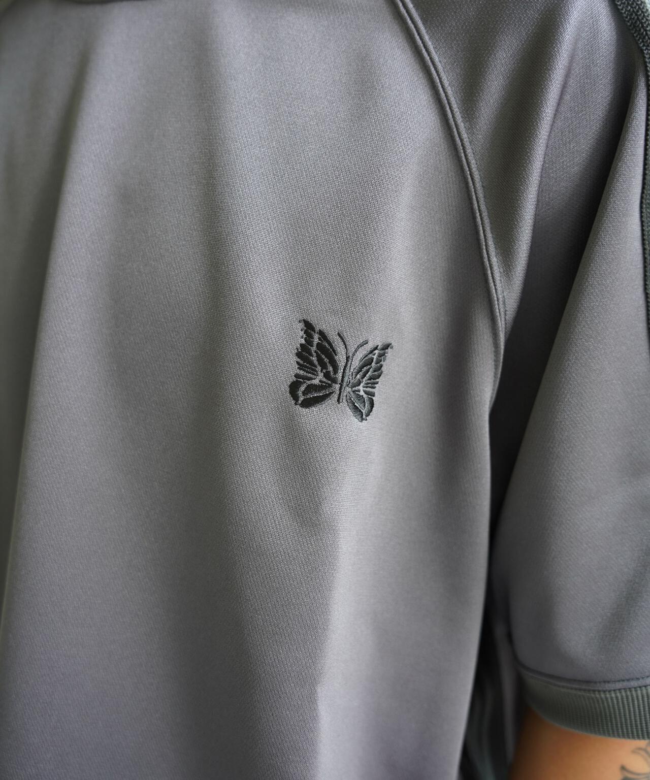 Needles/ニードルズ 別注Track S/S Crew Neck Shirt-Poly Smooth