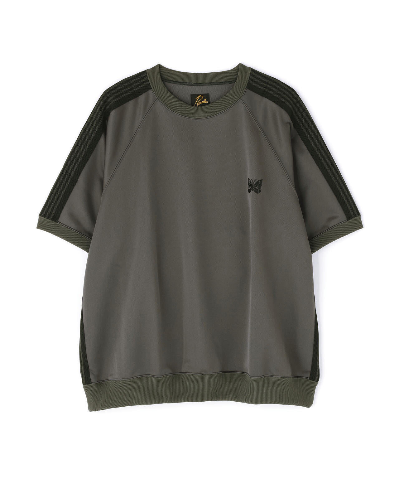 Needles/ニードルズ 別注Track S/S Crew Neck Shirt-Poly Smooth