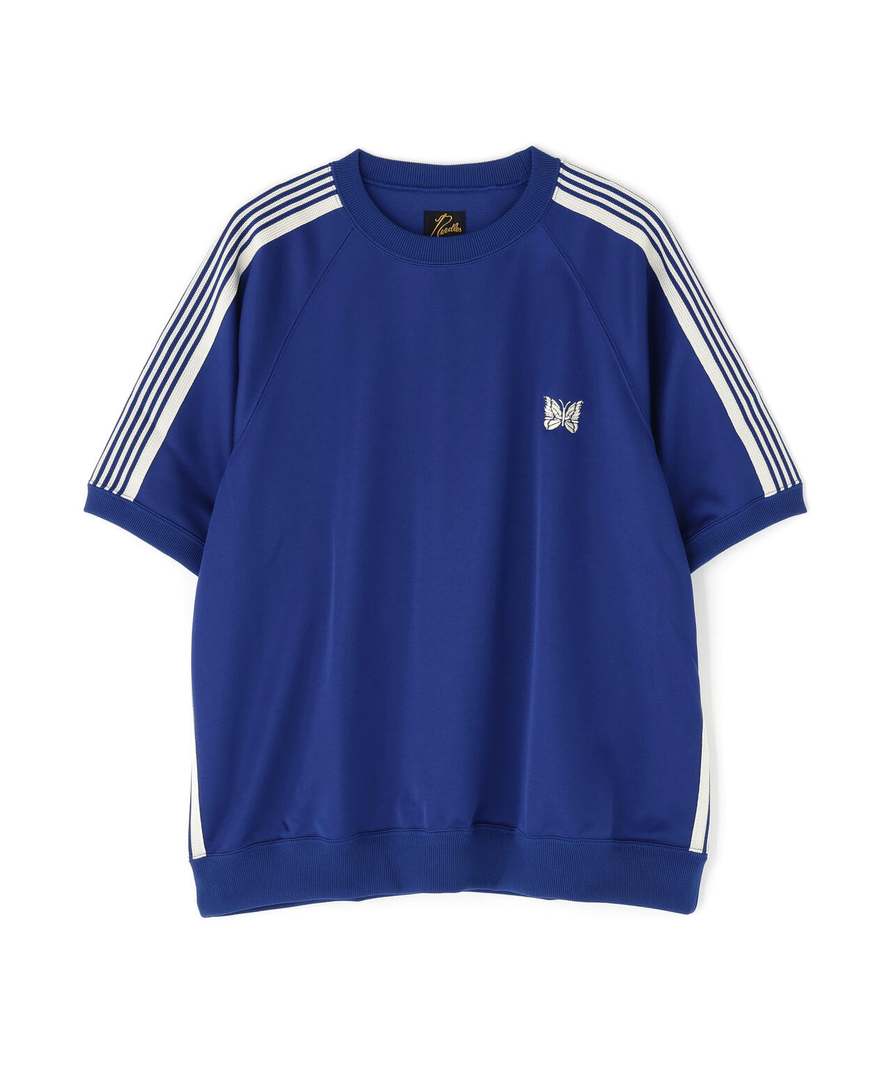 Needles/ニードルズ 別注Track S/S Crew Neck Shirt-Poly Smooth