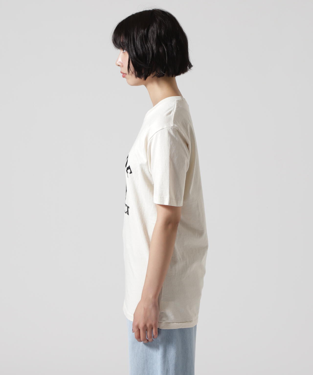 MIXTA/ミクスタ CREW NECK TABBY Tシャツ