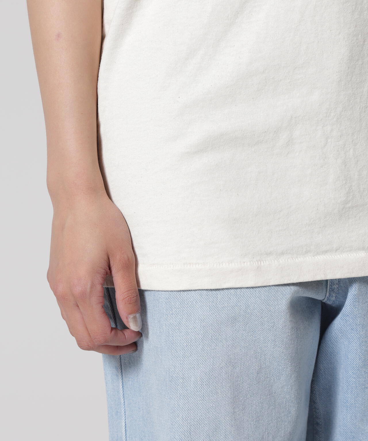 MIXTA/ミクスタ CREW NECK TABBY Tシャツ