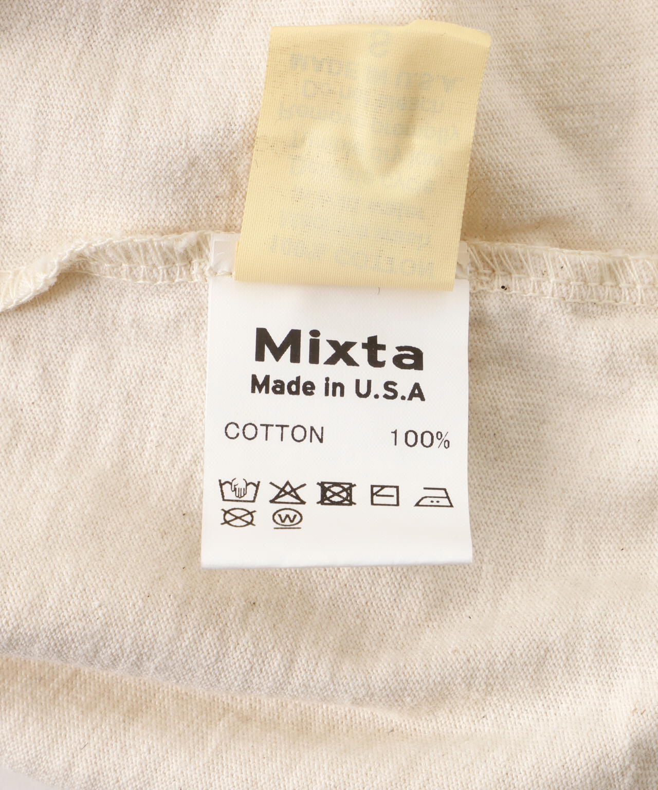 MIXTA/ミクスタ CREW NECK TABBY Tシャツ