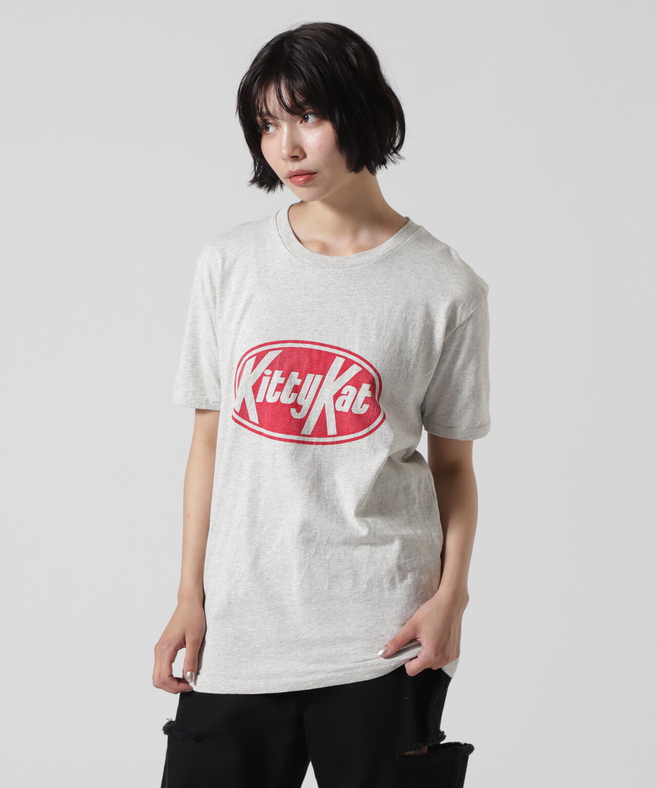 MIXTA/ミクスタ CREW NECK KITTY KAT Tシャツ