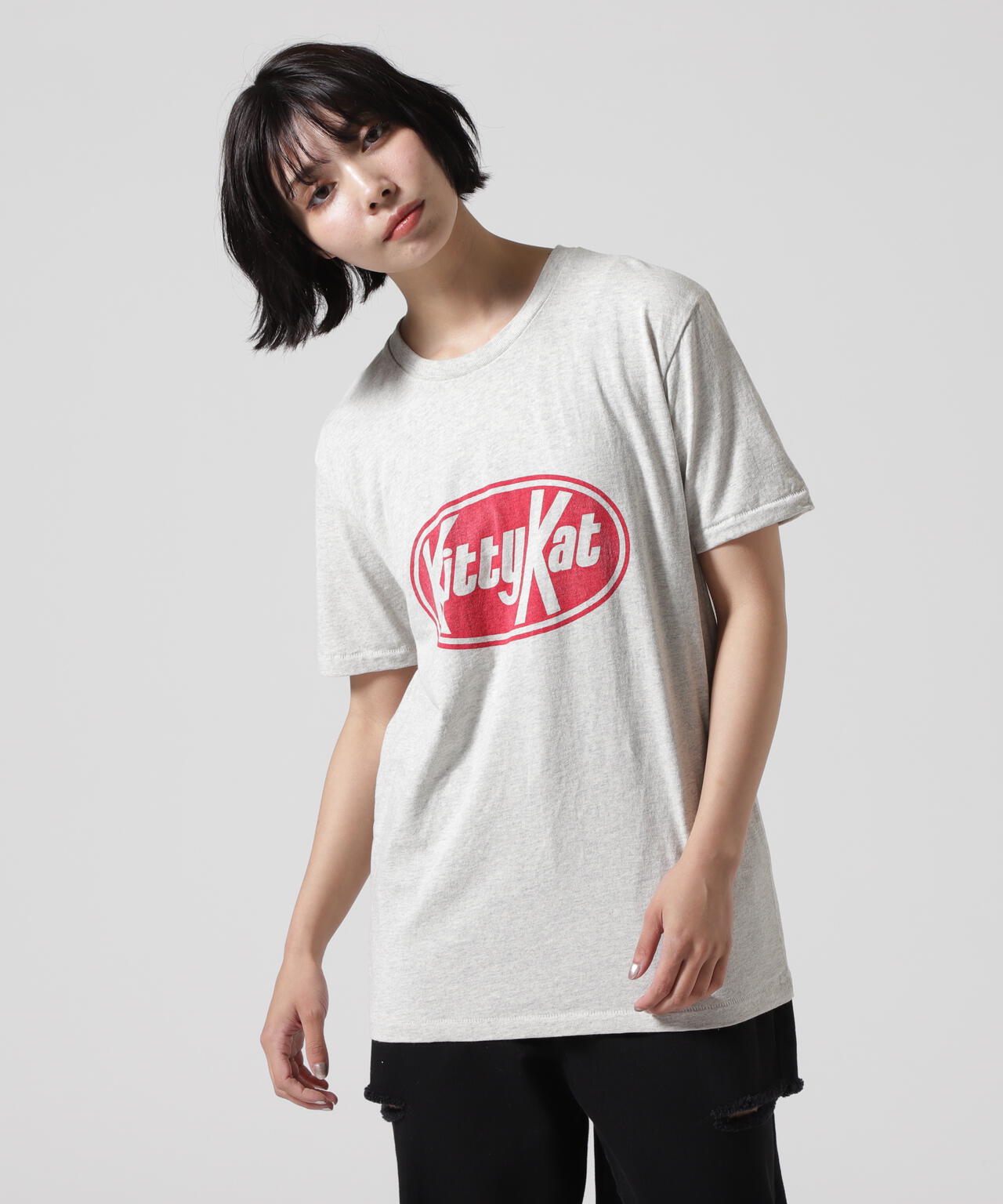 MIXTA/ミクスタ CREW NECK KITTY KAT Tシャツ