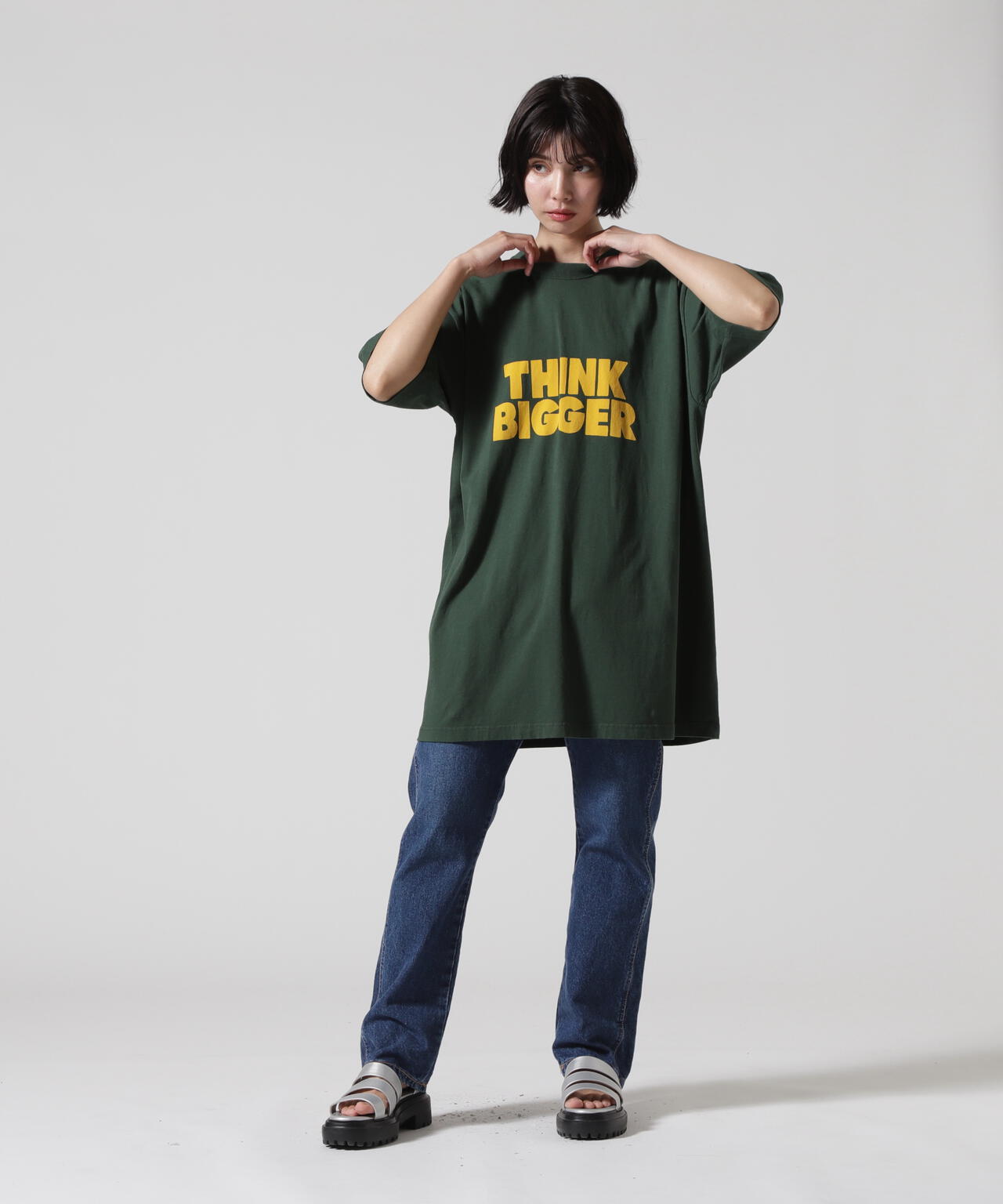FUNG/ファング BASIC TEE THINK BIGGER Tシャツ