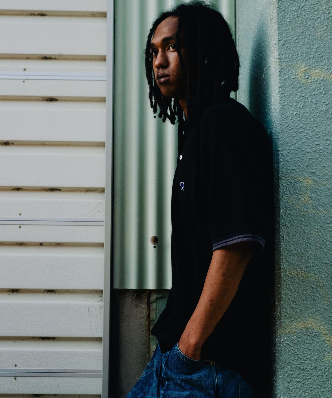 Needles/ニードルズ 別注Shawl Collar S/S Polo - Cotton Pique