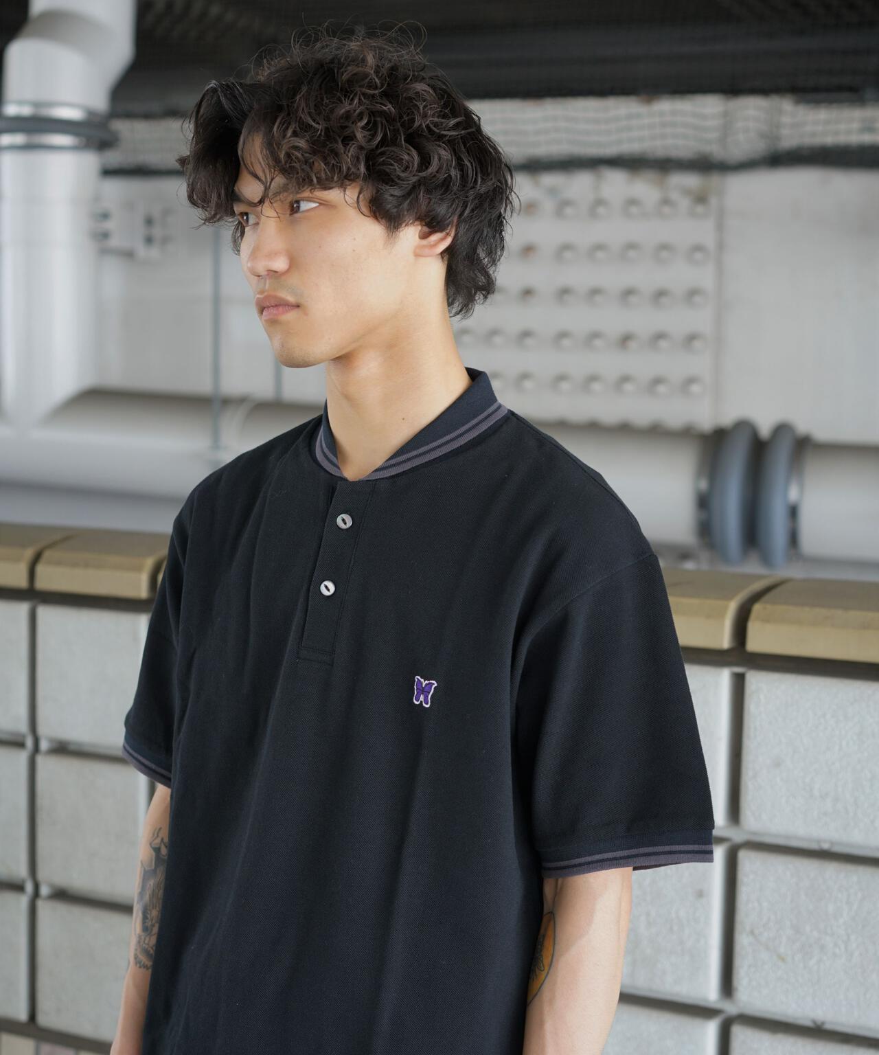 Needles/ニードルズ 別注Shawl Collar S/S Polo - Cotton Pique