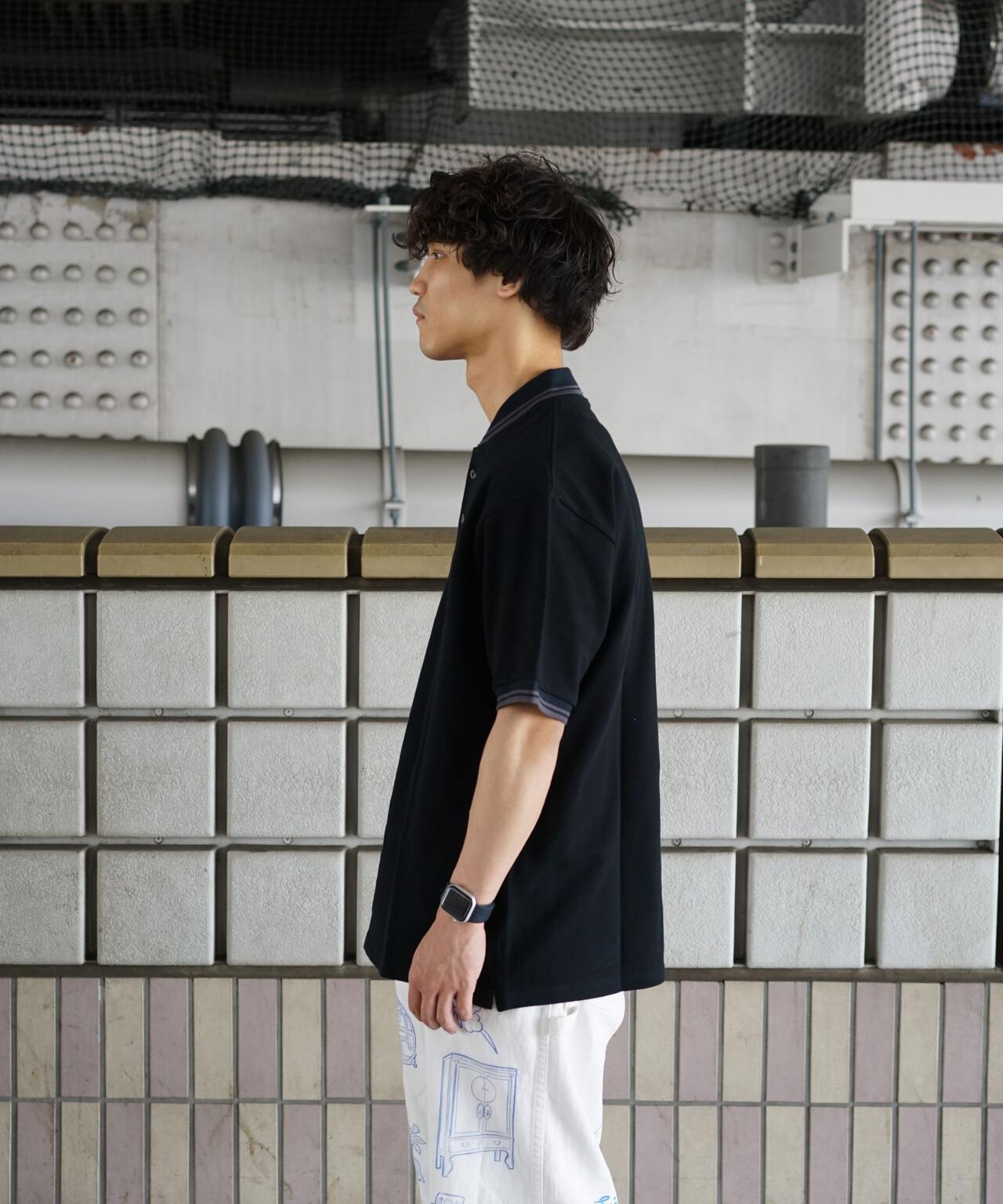 Needles/ニードルズ 別注Shawl Collar S/S Polo - Cotton Pique