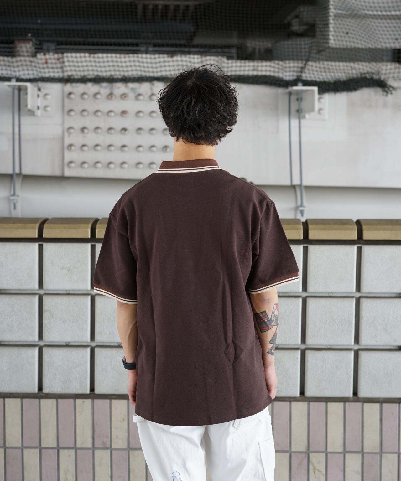 Needles/ニードルズ 別注Shawl Collar S/S Polo - Cotton Pique