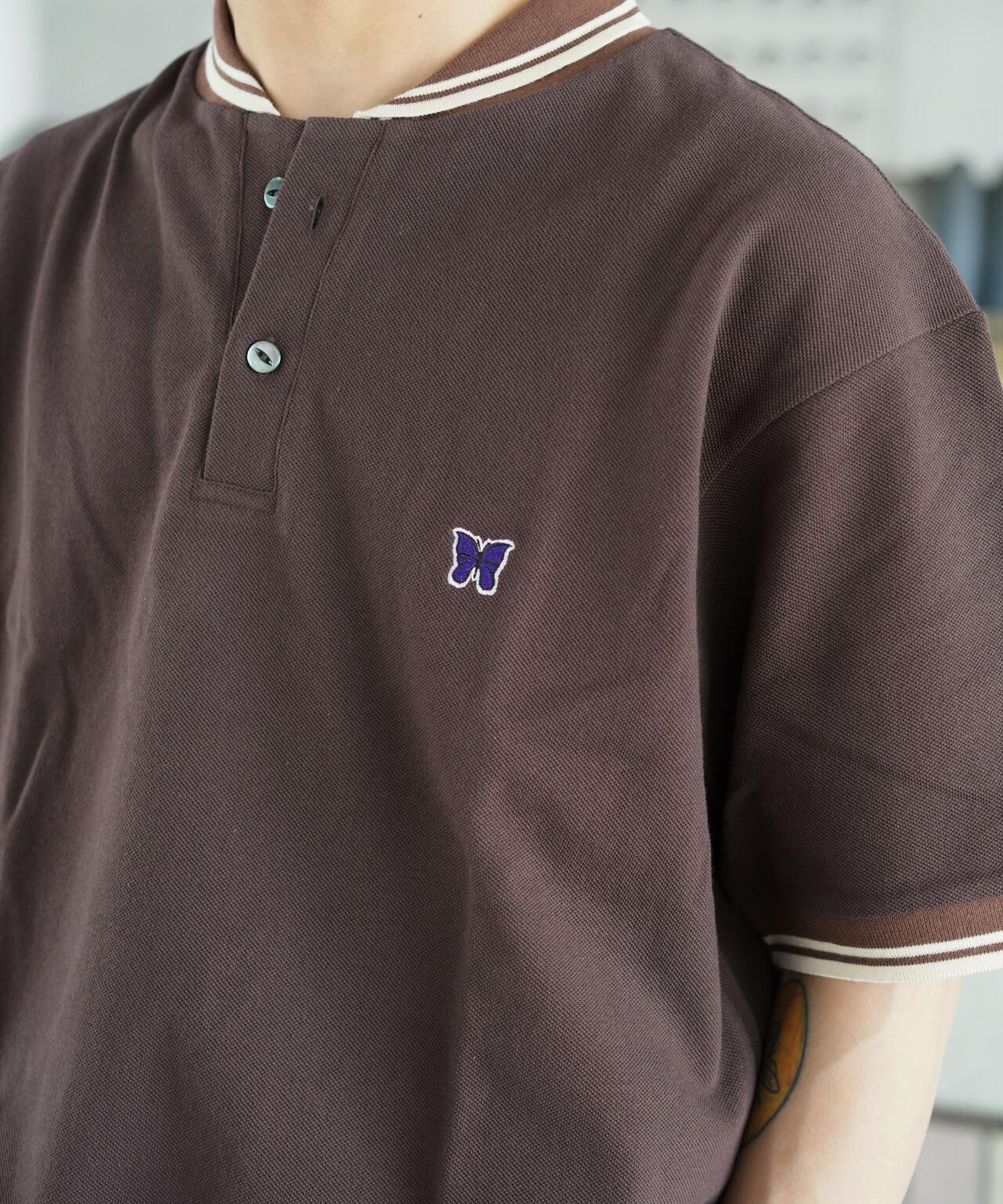 Needles/ニードルズ 別注Shawl Collar S/S Polo - Cotton Pique