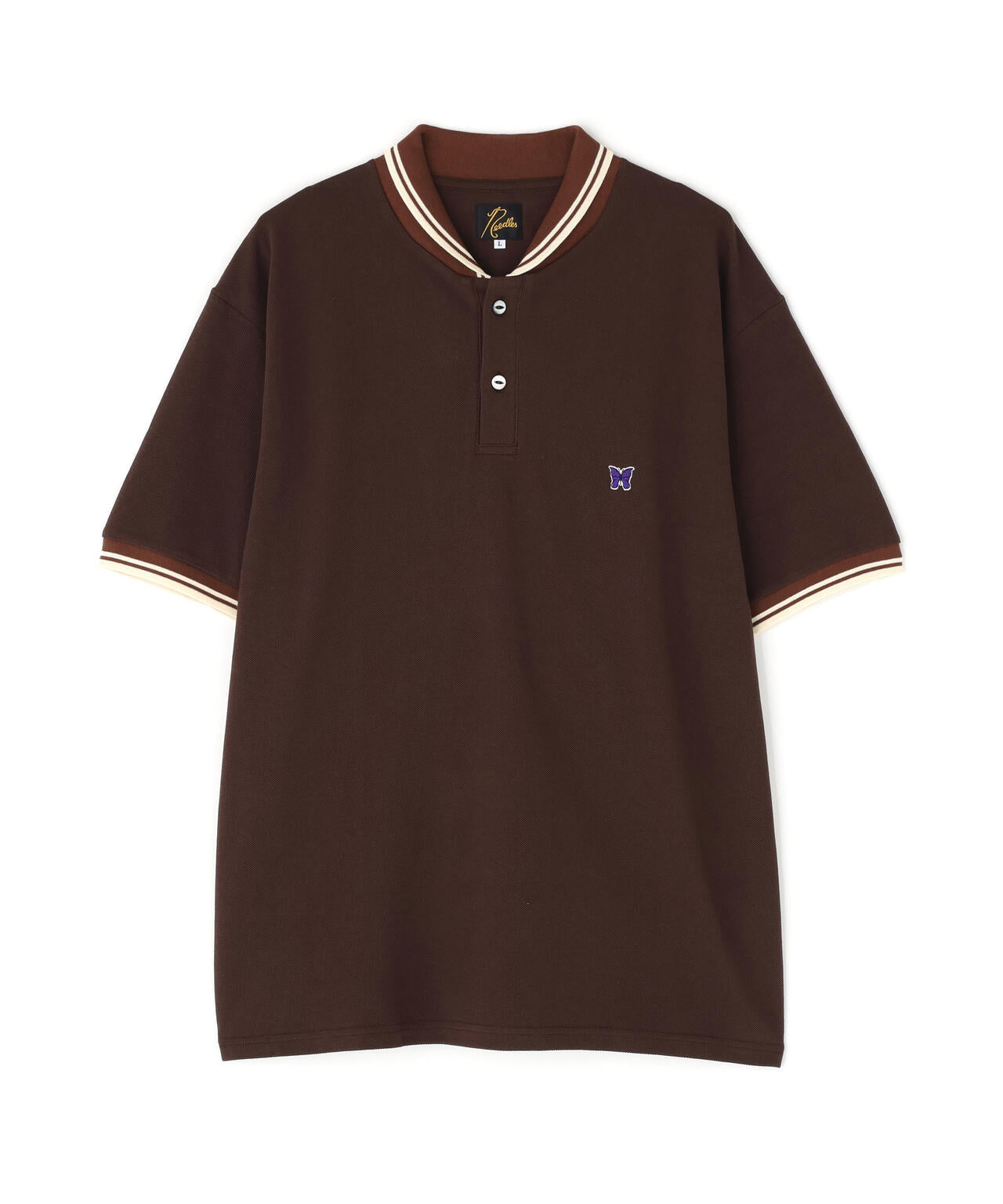 Needles/ニードルズ 別注Shawl Collar S/S Polo - Cotton Pique