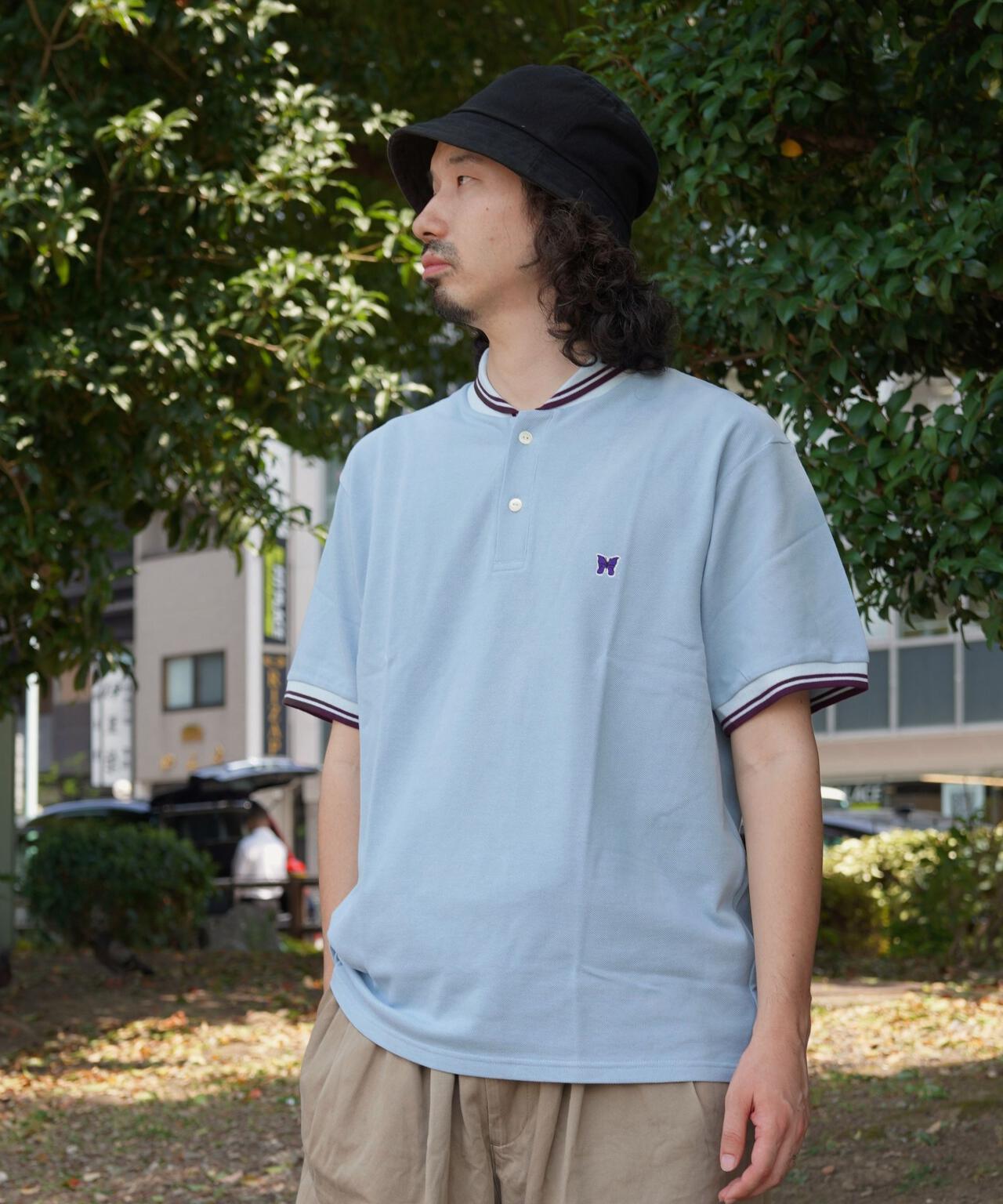 Needles/ニードルズ 別注Shawl Collar S/S Polo - Cotton Pique