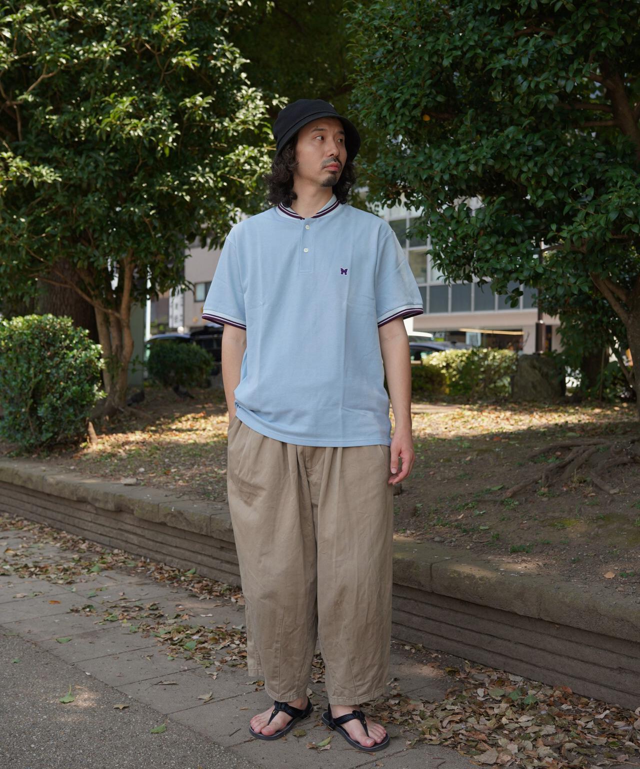 Needles/ニードルズ 別注Shawl Collar S/S Polo - Cotton Pique