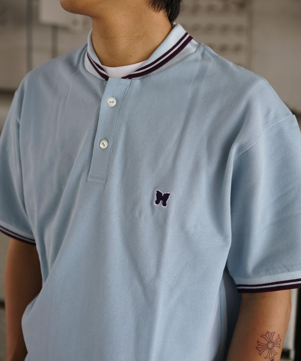 Needles/ニードルズ 別注Shawl Collar S/S Polo - Cotton Pique