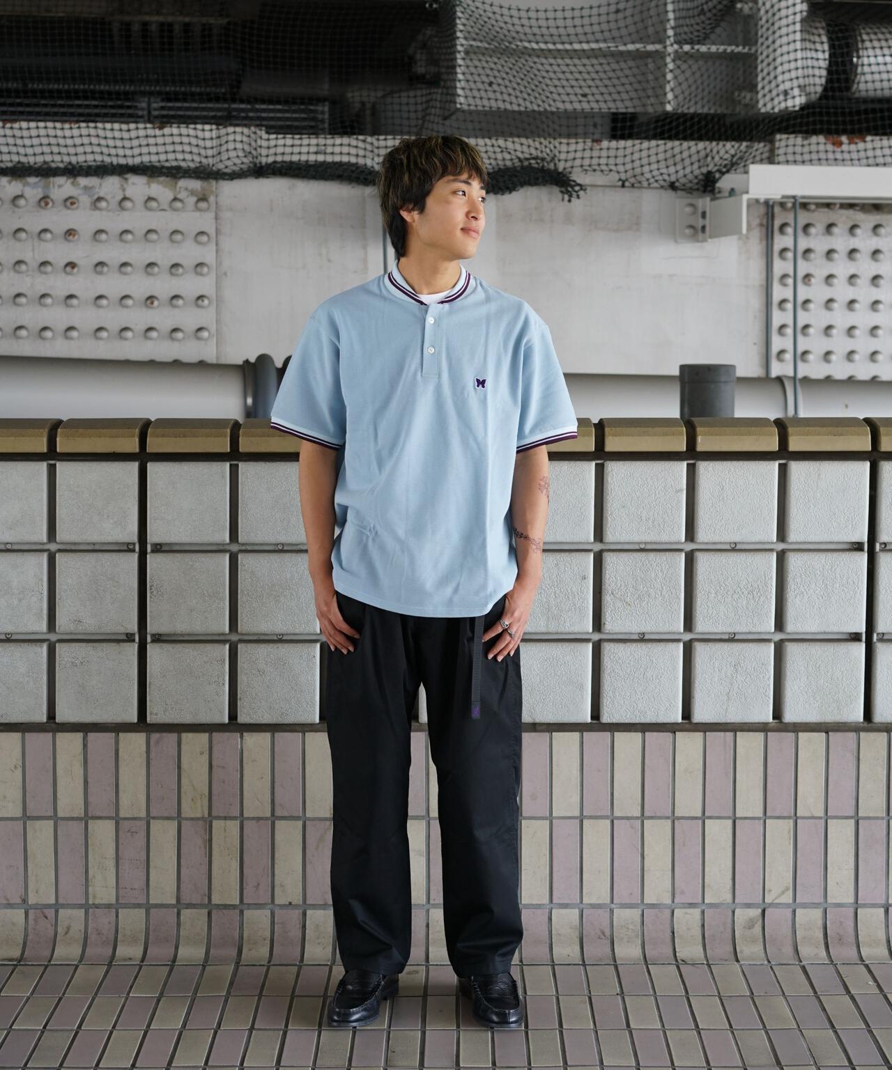 Needles/ニードルズ 別注Shawl Collar S/S Polo - Cotton Pique