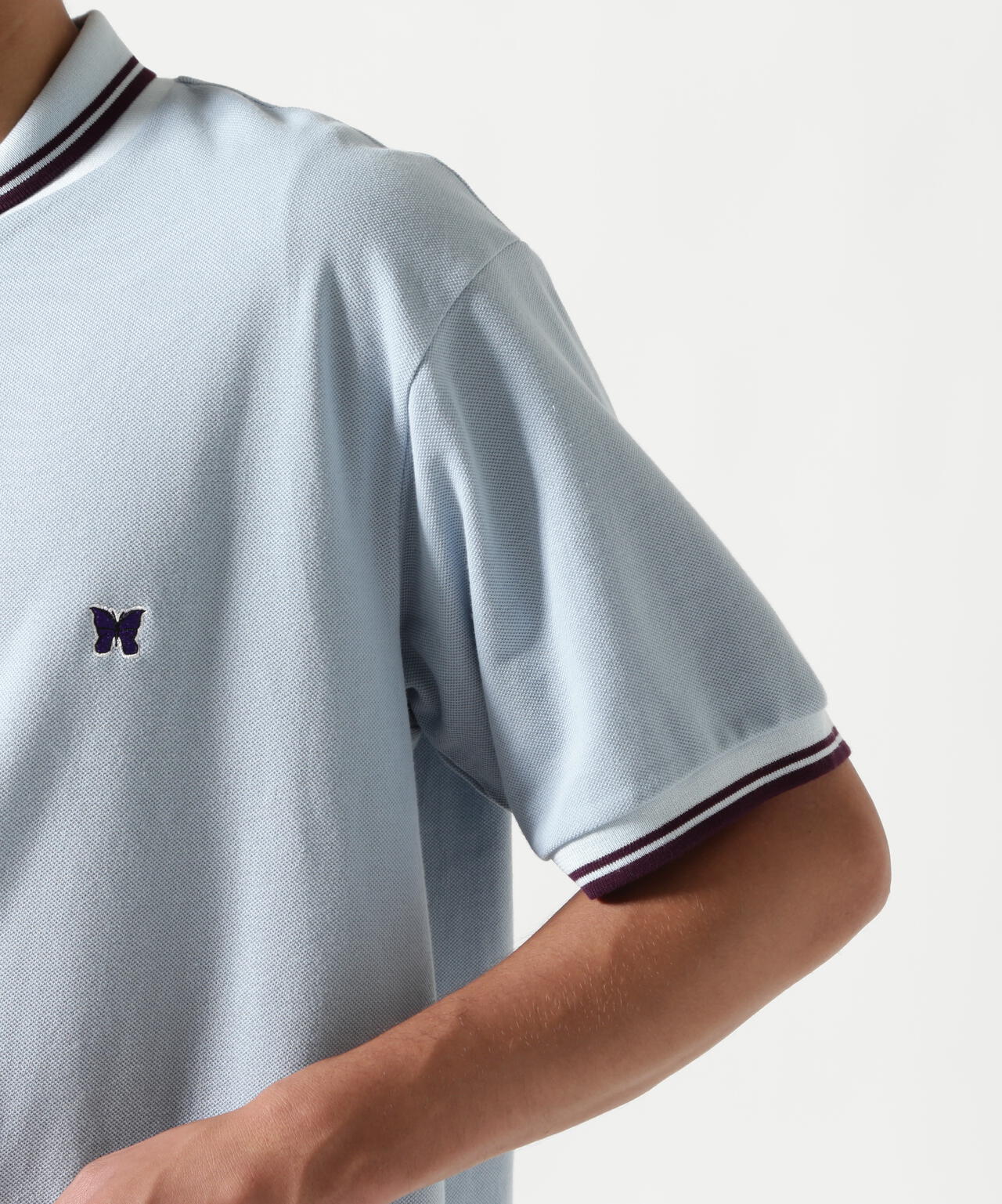 Needles/ニードルズ 別注Shawl Collar S/S Polo - Cotton Pique