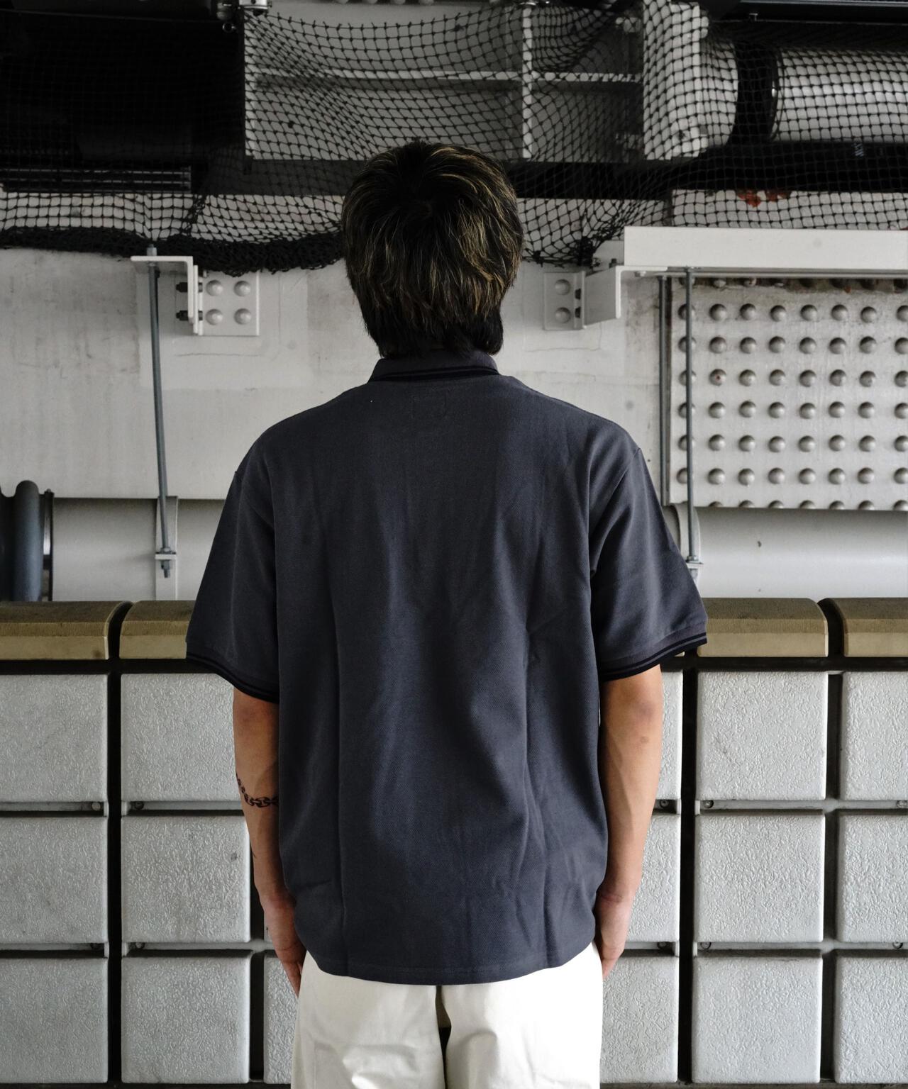 Needles/ニードルズ 別注Shawl Collar S/S Polo - Cotton Pique