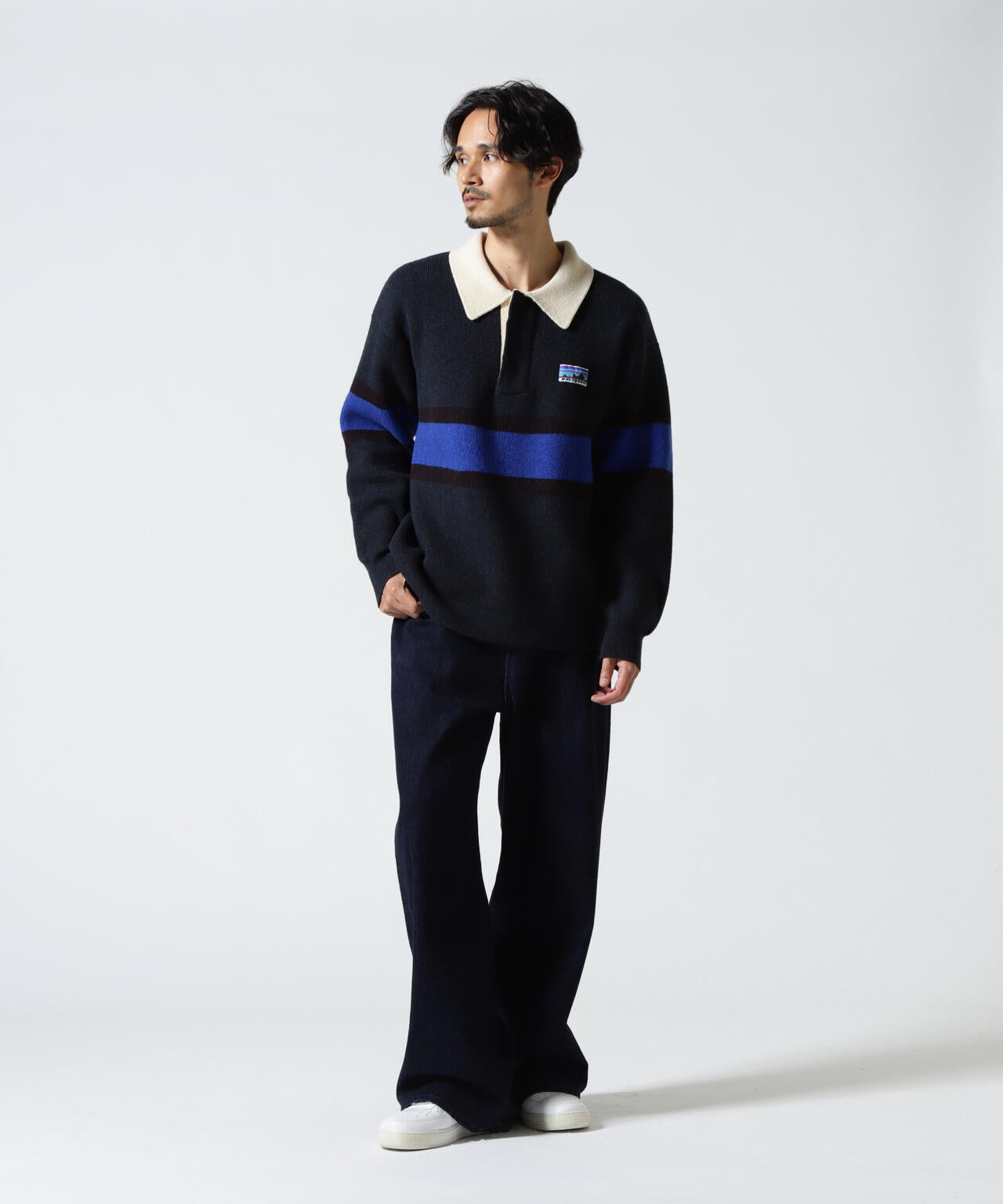 Patagonia/パタゴニア リサイクル・ウールブレンド・ラグビー・セーター