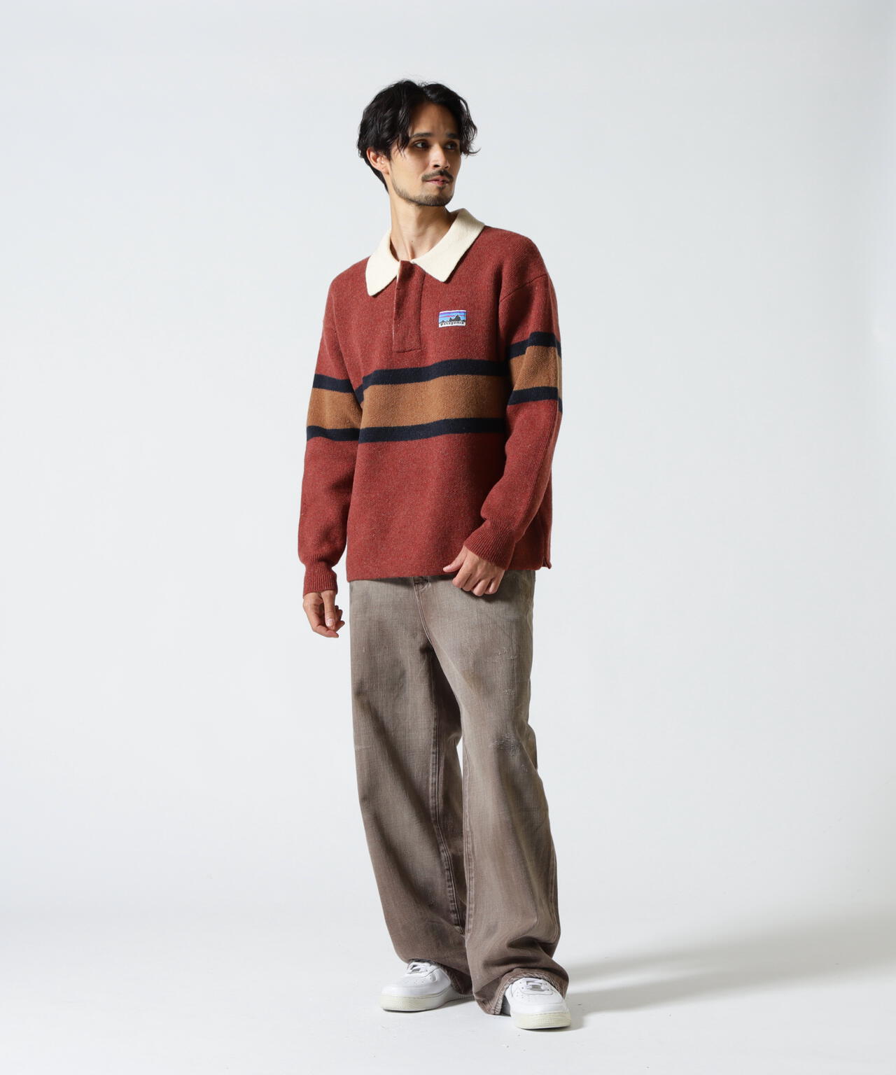 Patagonia/パタゴニア リサイクル・ウールブレンド・ラグビー・セーター