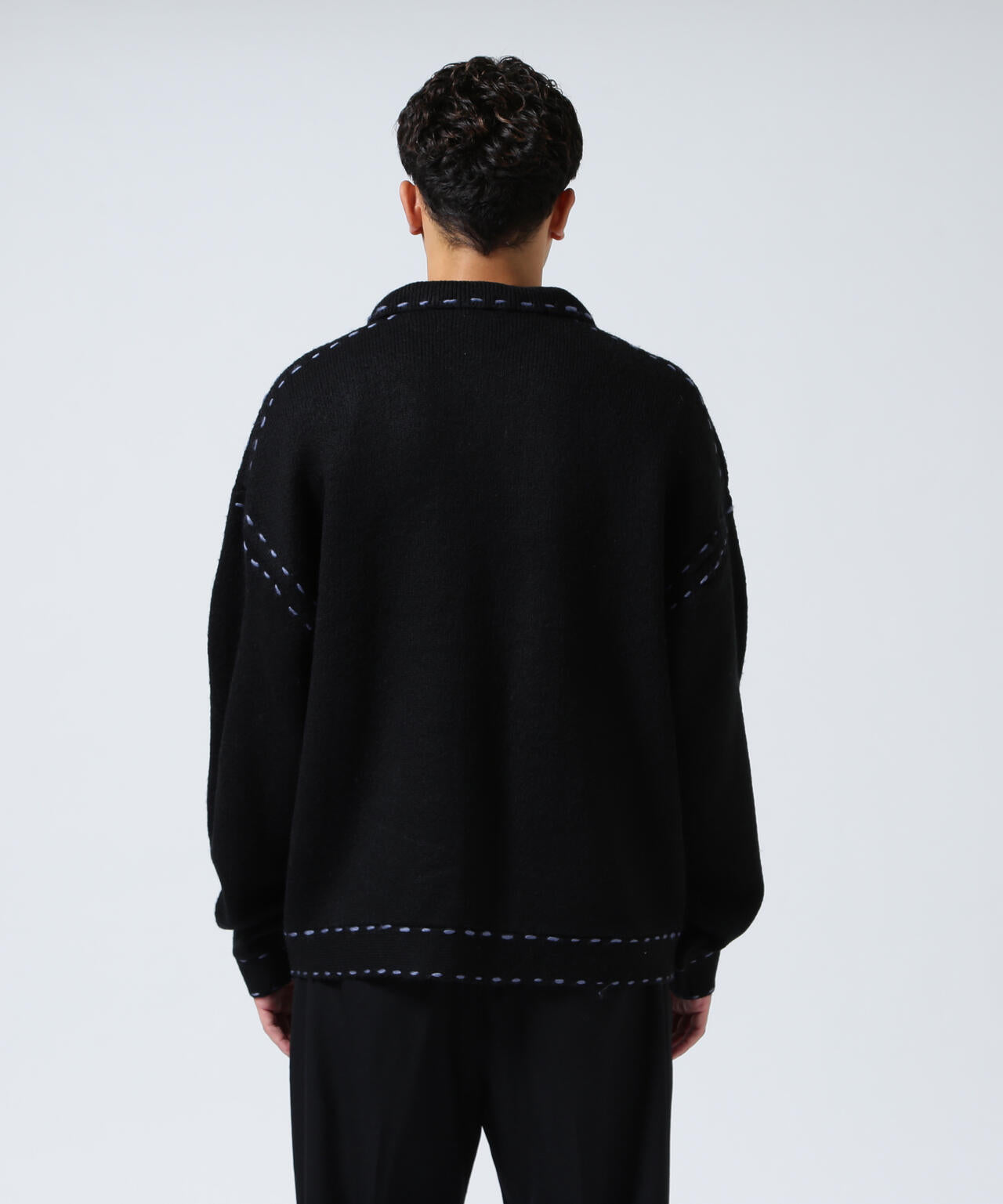 B omnivore/ビーオムニボー 起毛KNIT HAND JACKET