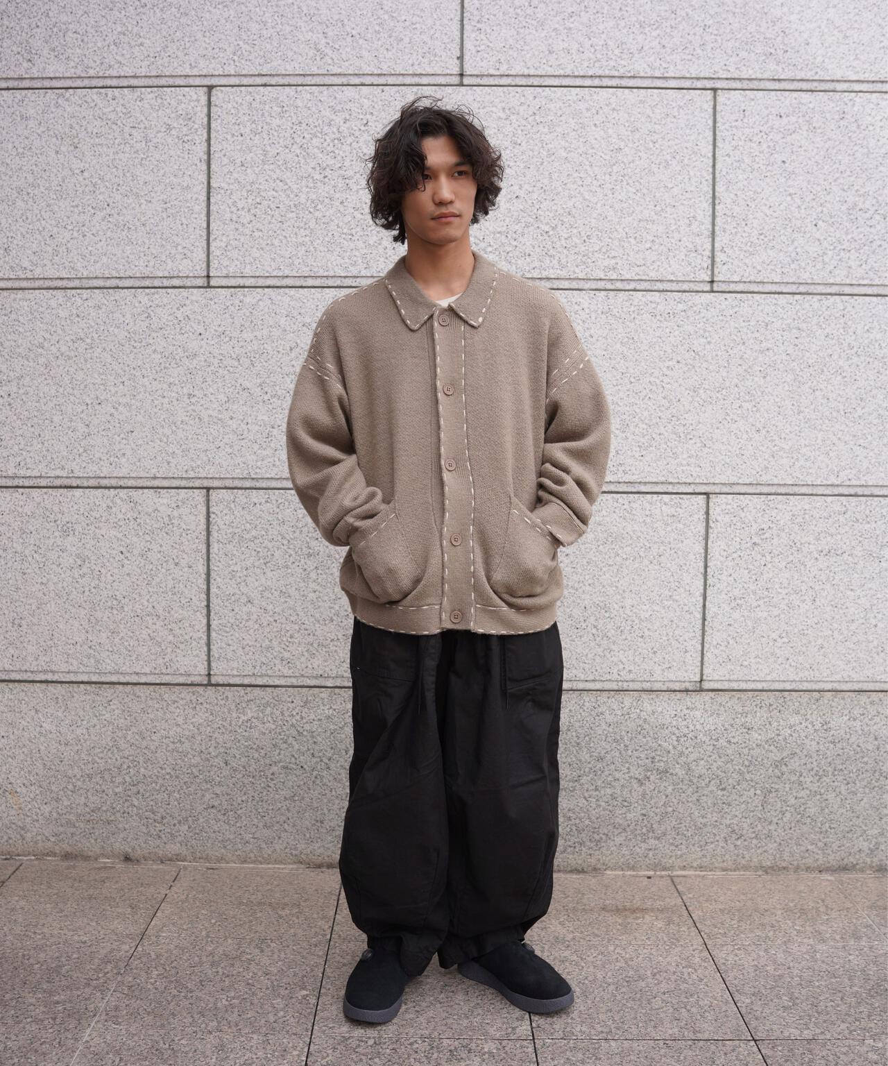 B omnivore/ビーオムニボー 起毛KNIT HAND JACKET